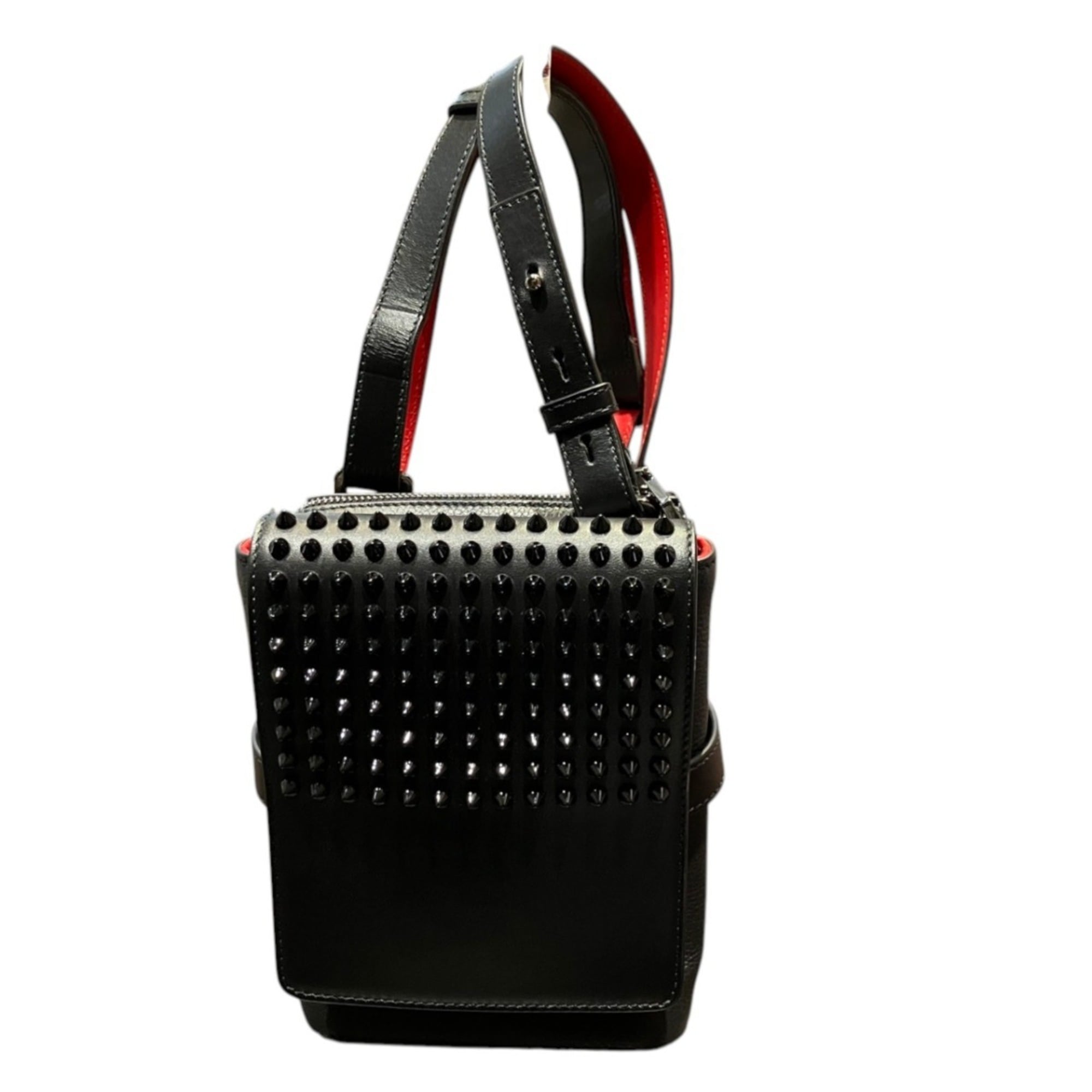 Christian Louboutin Black Leather Shoulder Bag (Pre-Owned)