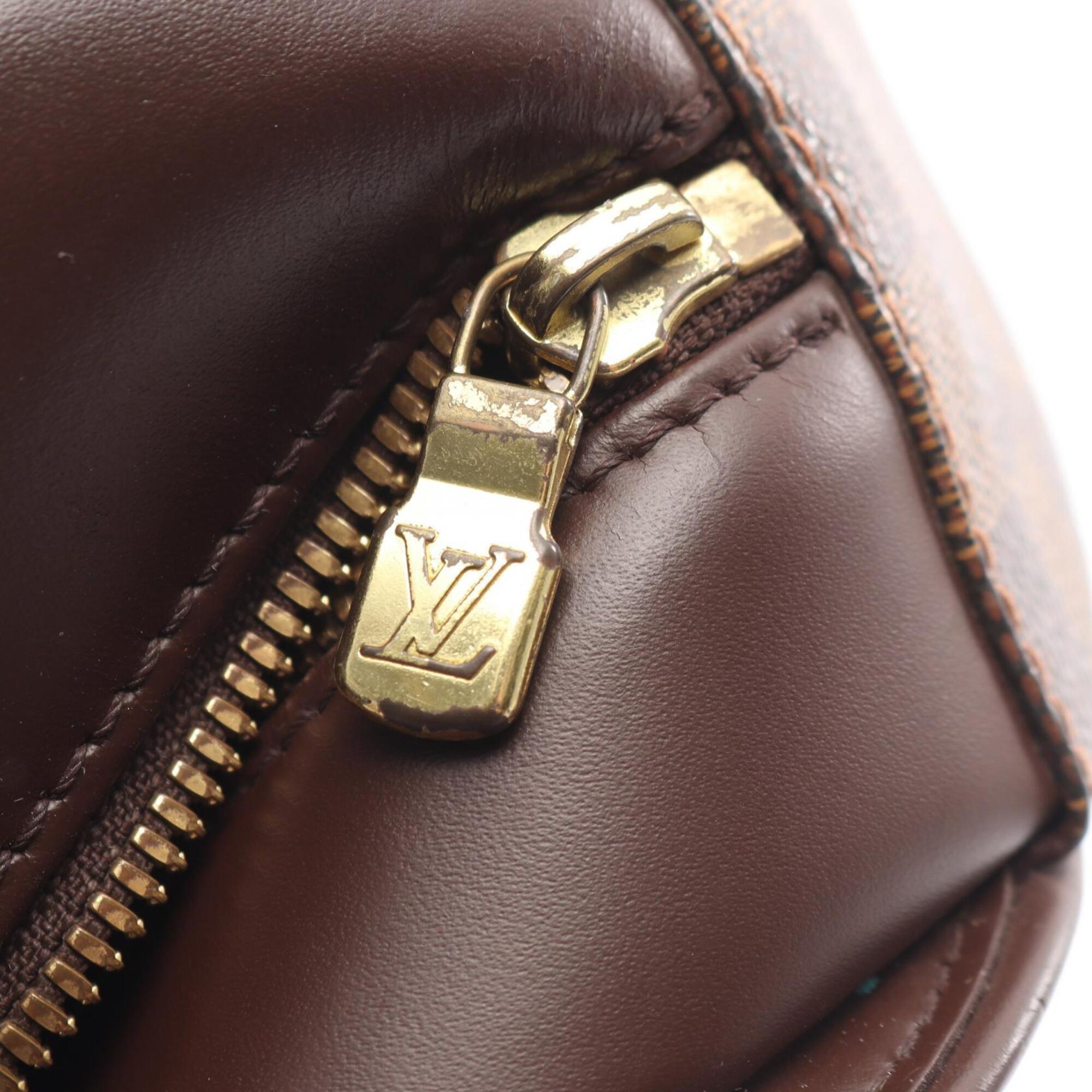 Louis Vuitton Brown Coated Canvas Leather Handbag (Pre-Owned)