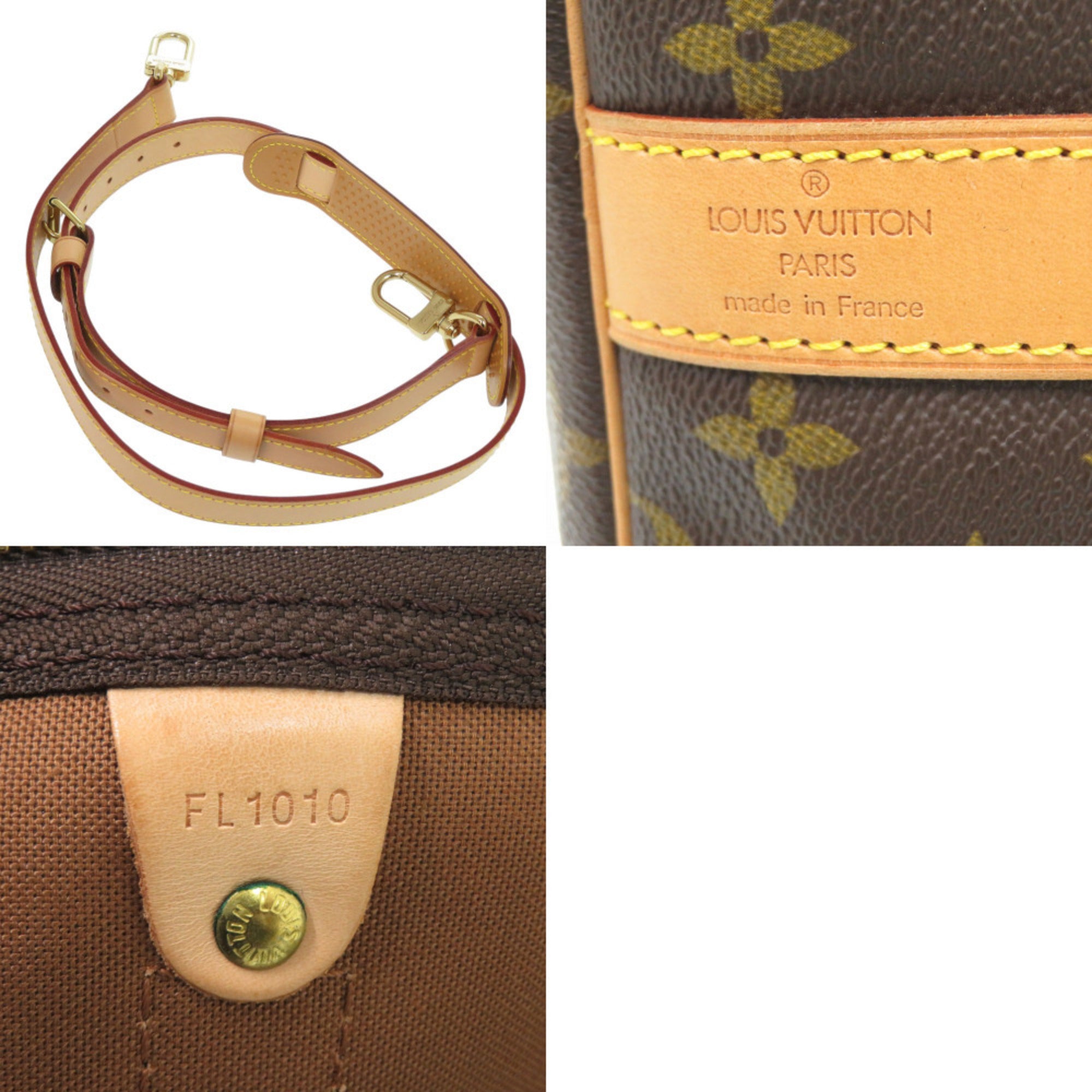 Louis Vuitton Brown Monogram Canvas Boston Bag (Pre-Owned)