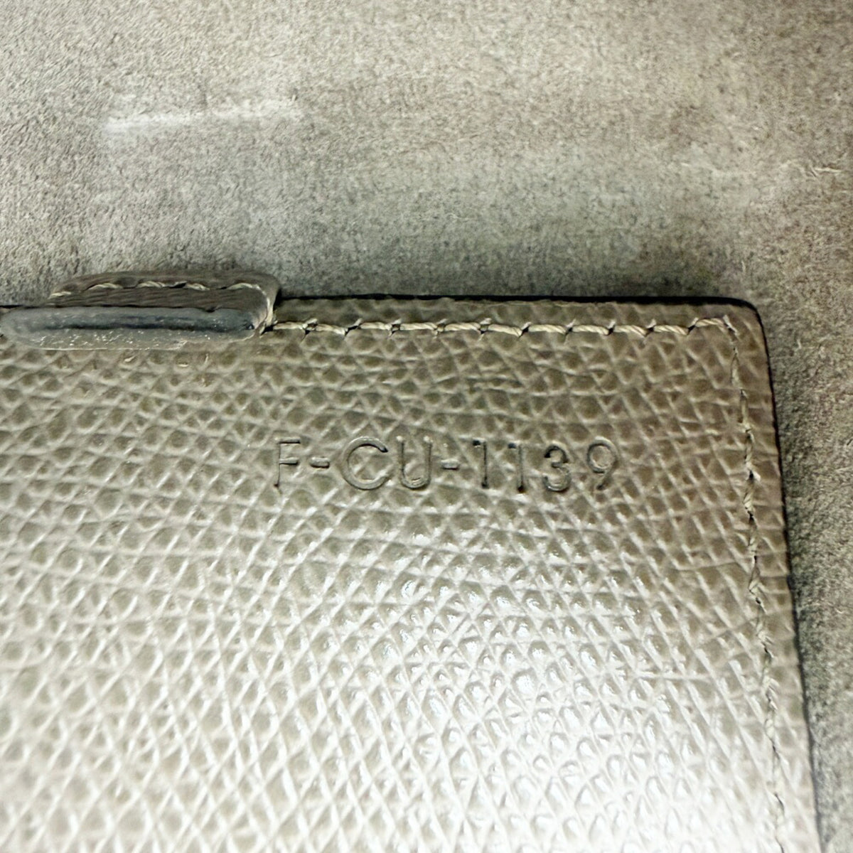 Celine Grayish Leather Shoulder Bag Tote Bag (Pre-Owned)