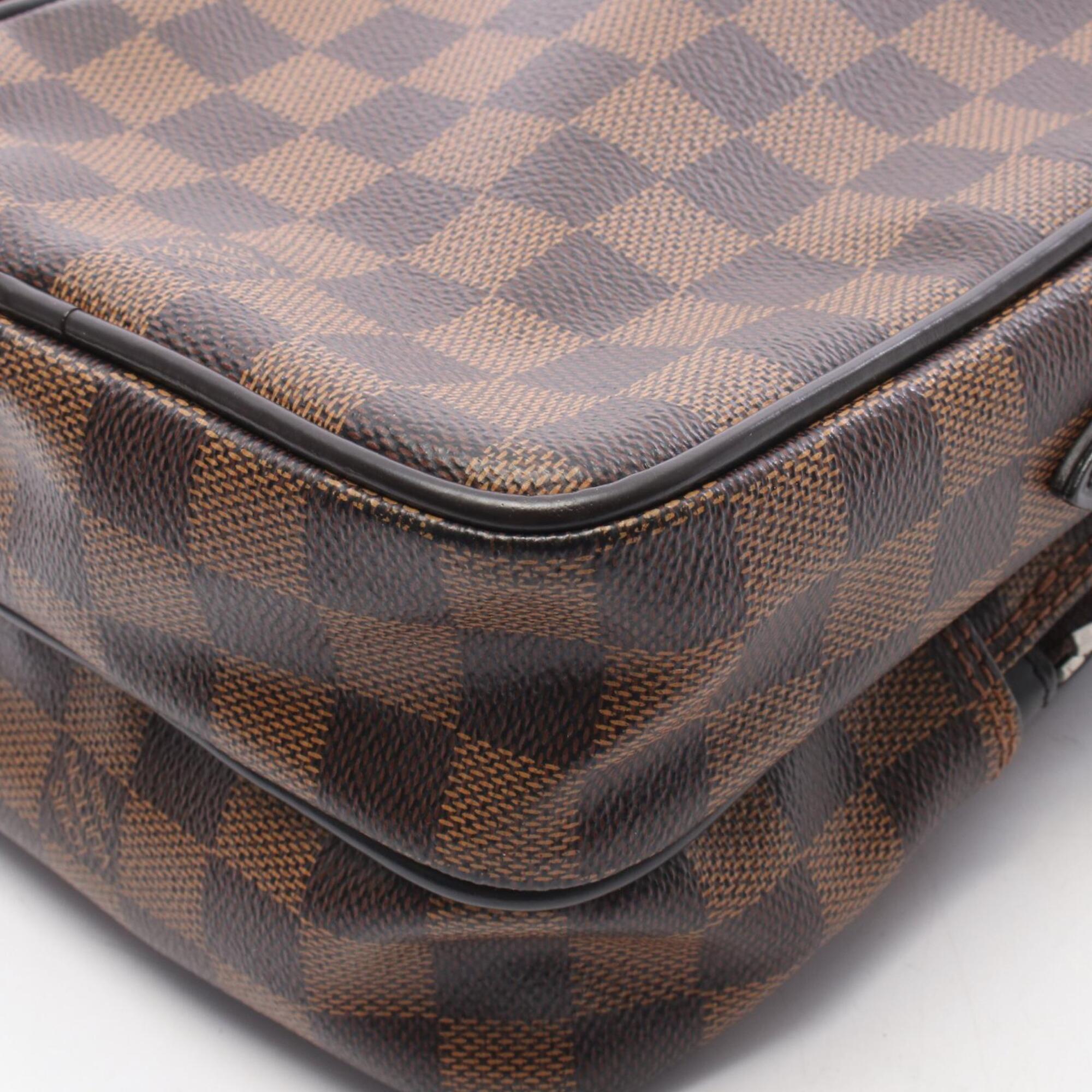 Louis Vuitton Black Brown Multi-Color Coated Canvas Leather Handbag Shoulder Bag (Pre-Owned)