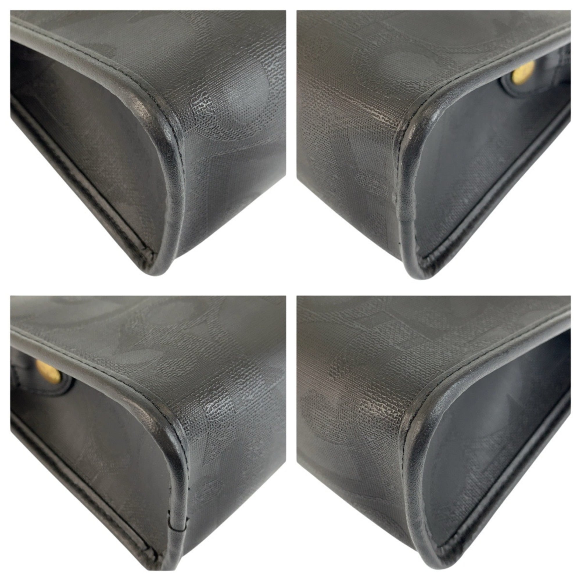 Christian Dior Black Pvc Clutch Bag (Pre-Owned)