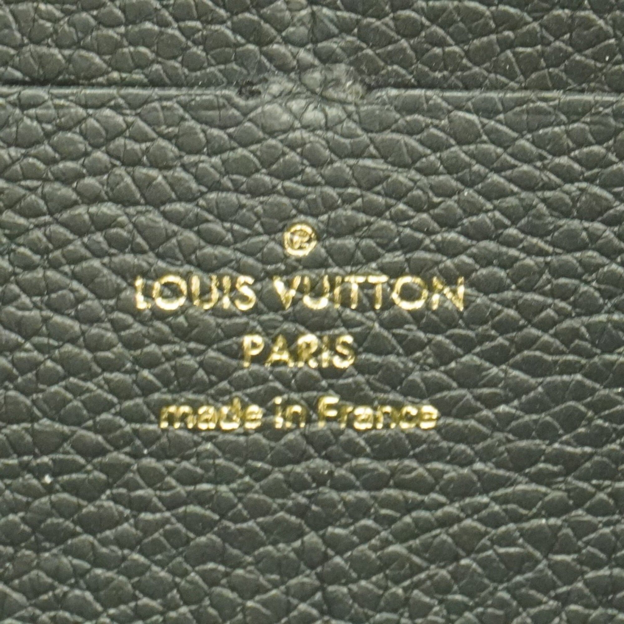 Louis Vuitton Noir Long Wallet (Bi-Fold) (Pre-Owned)