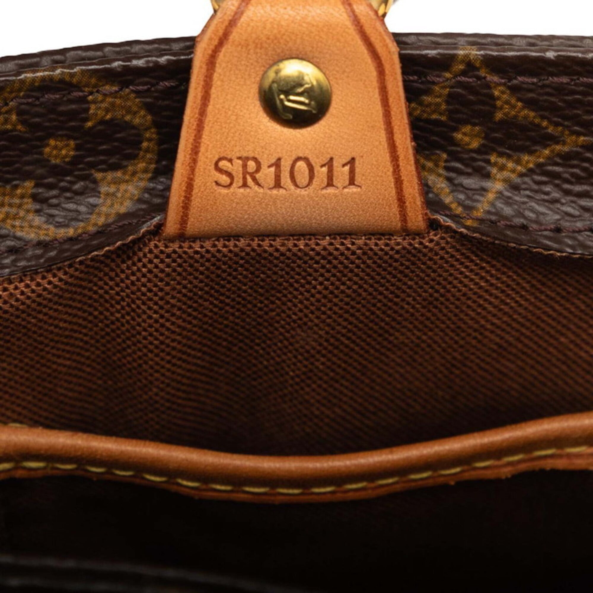 Louis Vuitton Monogram Brown Pvc Leather Handbag (Pre-Owned)