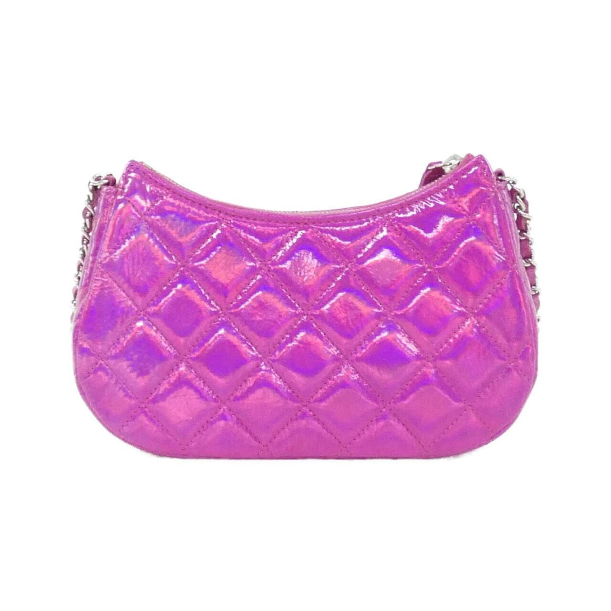 Chanel Pink Leather Shoulder Bag (Pre-Owned)
