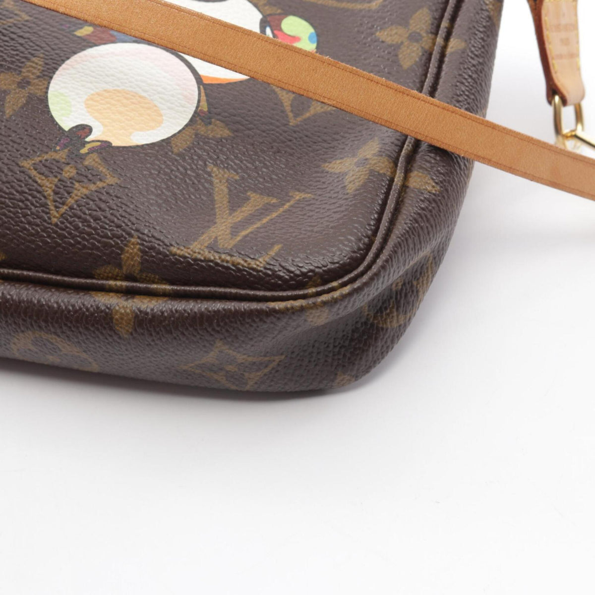 Louis Vuitton Brown Monogram Panda Coated Canvas Pvc Monogram Leather Handbag (Pre-Owned)
