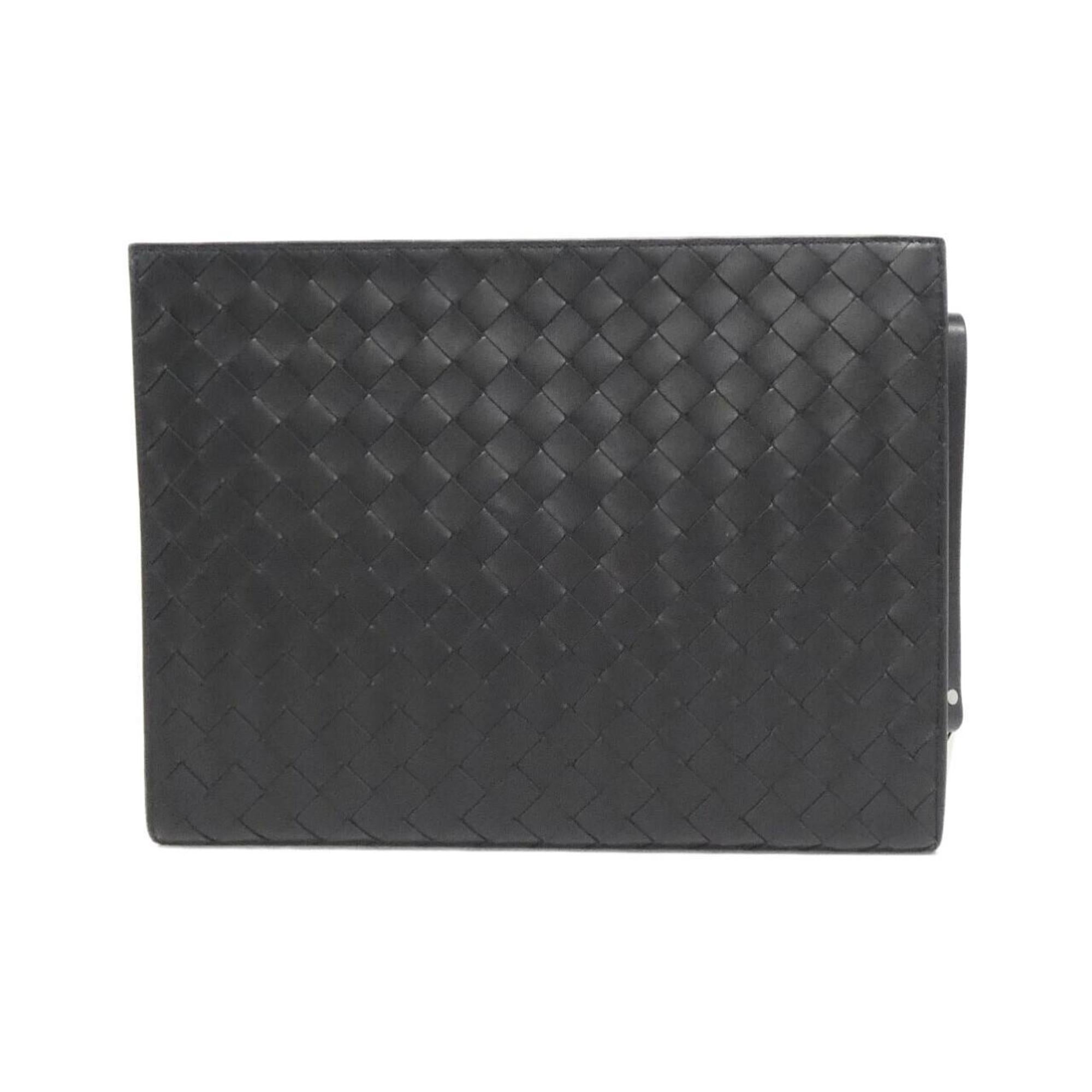 Bottega Veneta Black Leather Handbag (Pre-Owned)