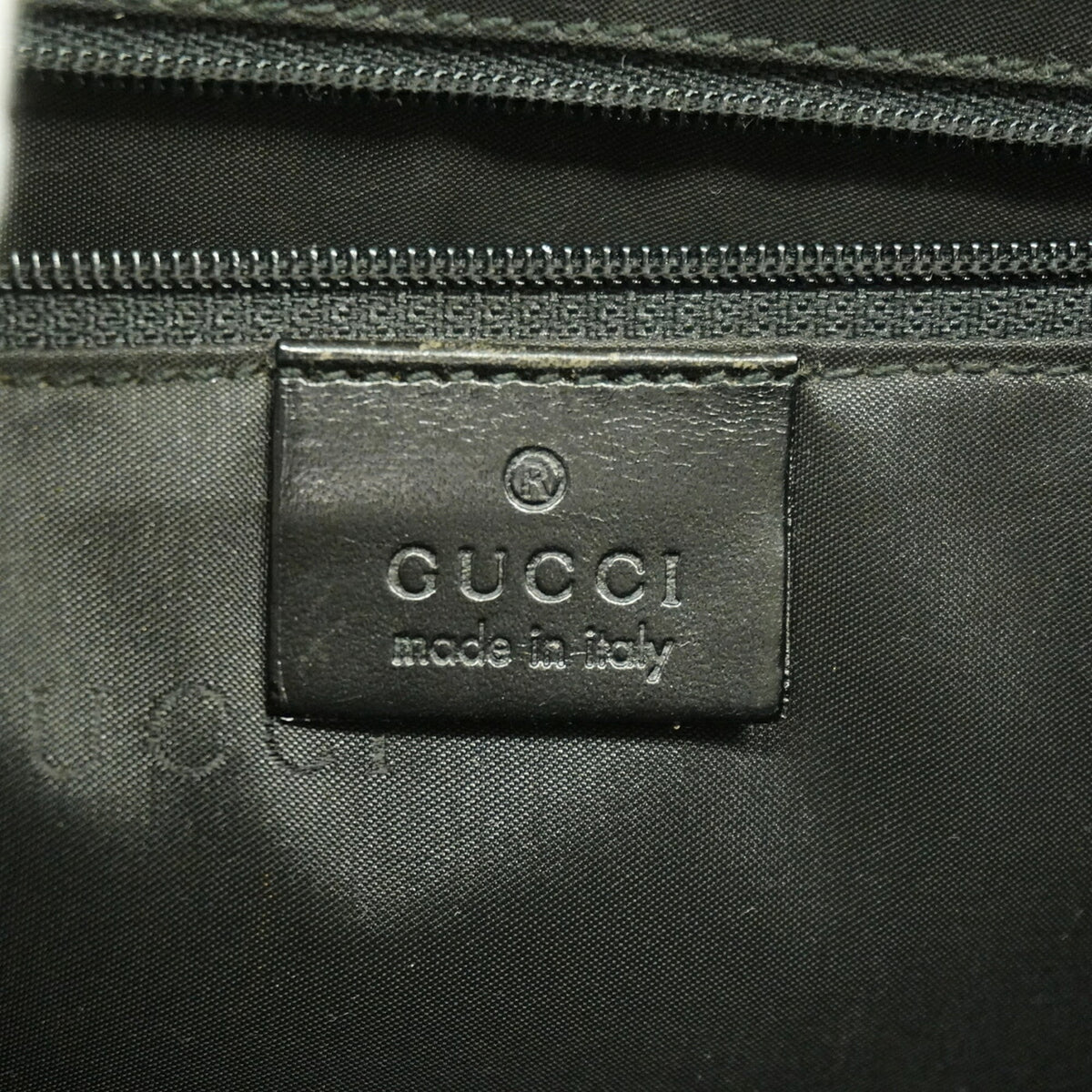 Gucci Black Canvas Shoulder Bag (Pre-Owned)