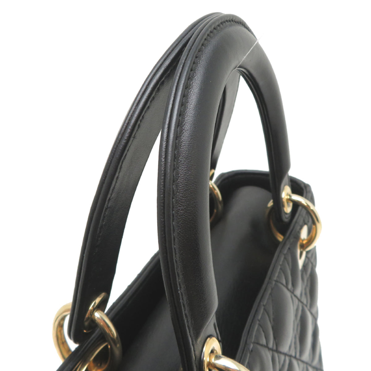 Christian Dior Black Leather Handbag (Pre-Owned)