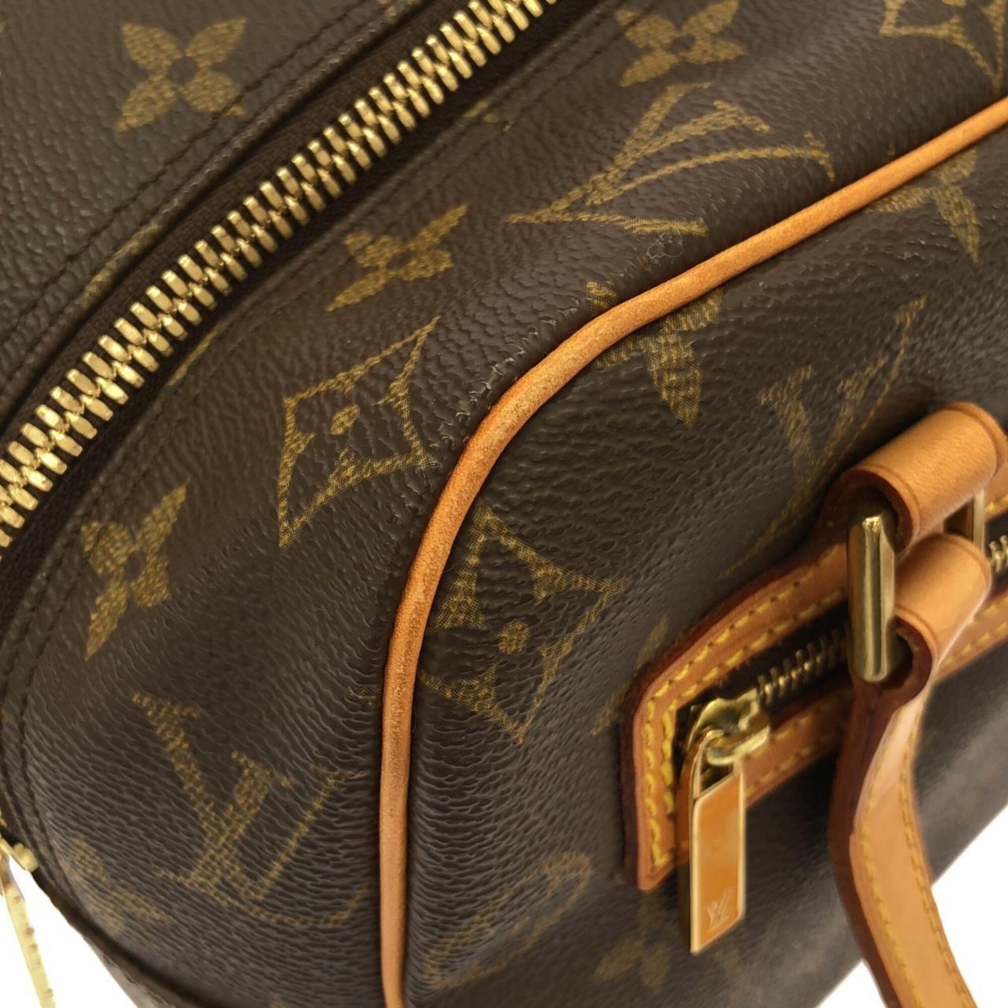 Louis Vuitton Monogram Marron Coated Canvas Shoulder Bag (Pre-Owned)