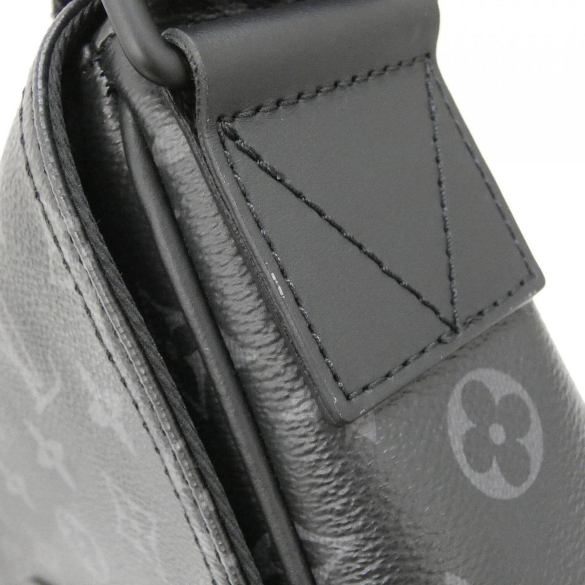 Louis Vuitton Black Coated Canvas Shoulder Bag (Pre-Owned)