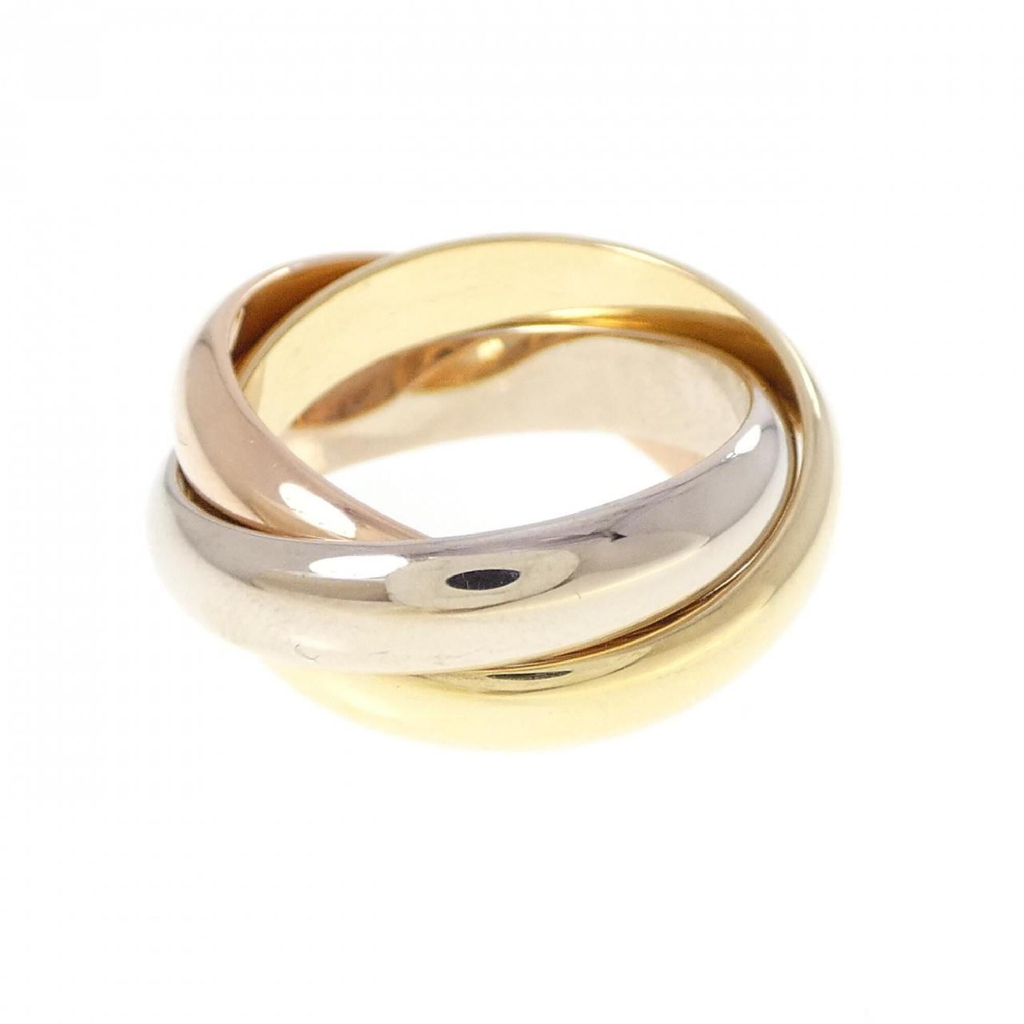 Cartier Pink Gold White Gold Yellow Gold Yellow Gold (18K) Pink Gold (18K) White Gold (18K) Band Ring (Pre-Owned)