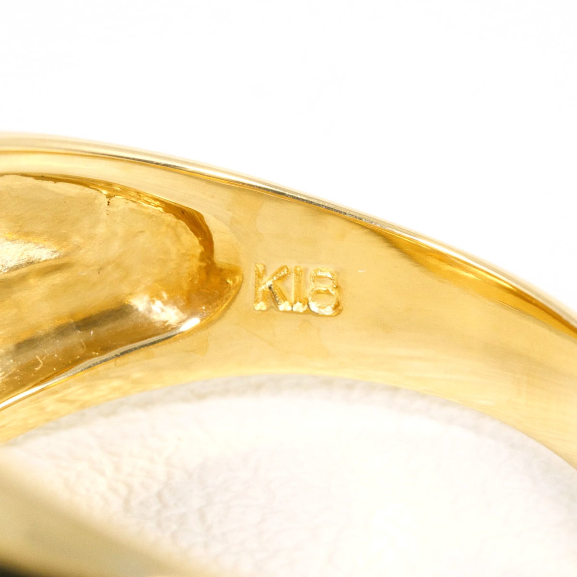 Unbranded White Gold Yellow Gold Yellow Gold (18K) White Gold (18K) Band Ring (Pre-Owned)