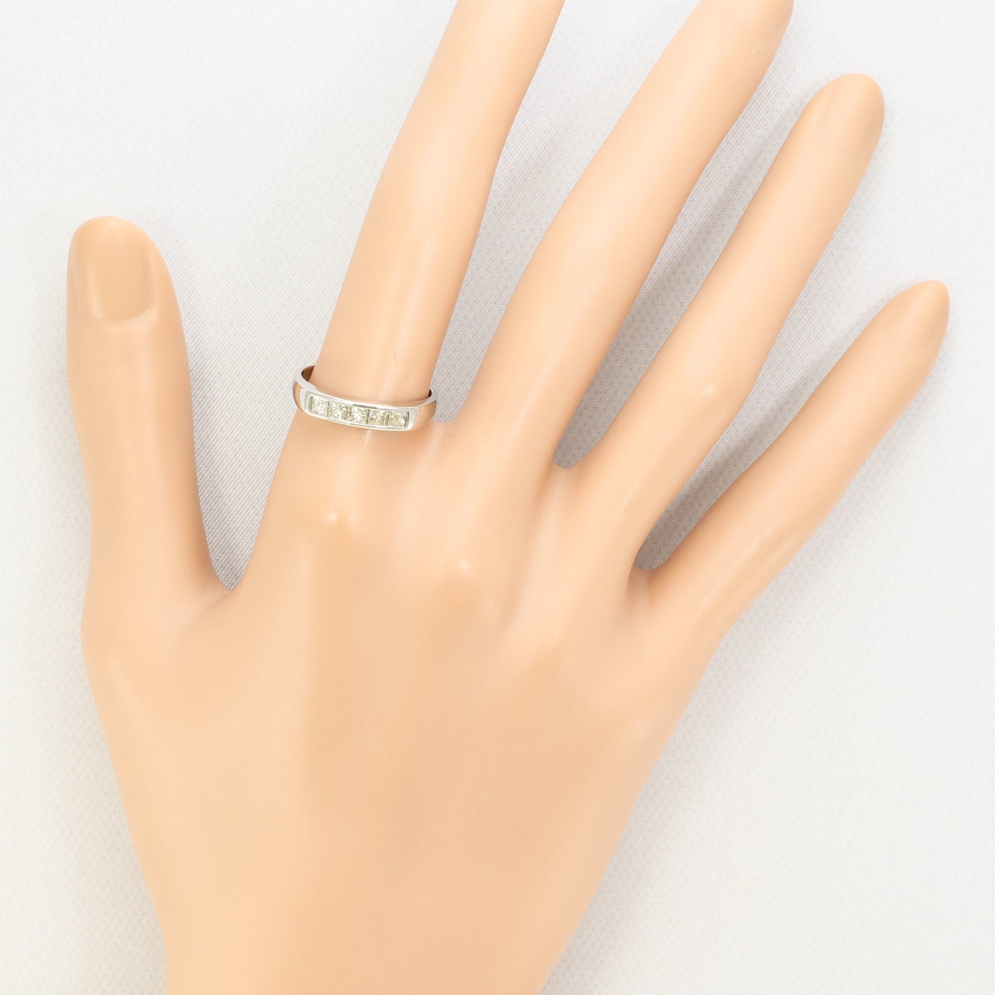 Unbranded Platinum Yellow Platinum 900 Band Ring (Pre-Owned)