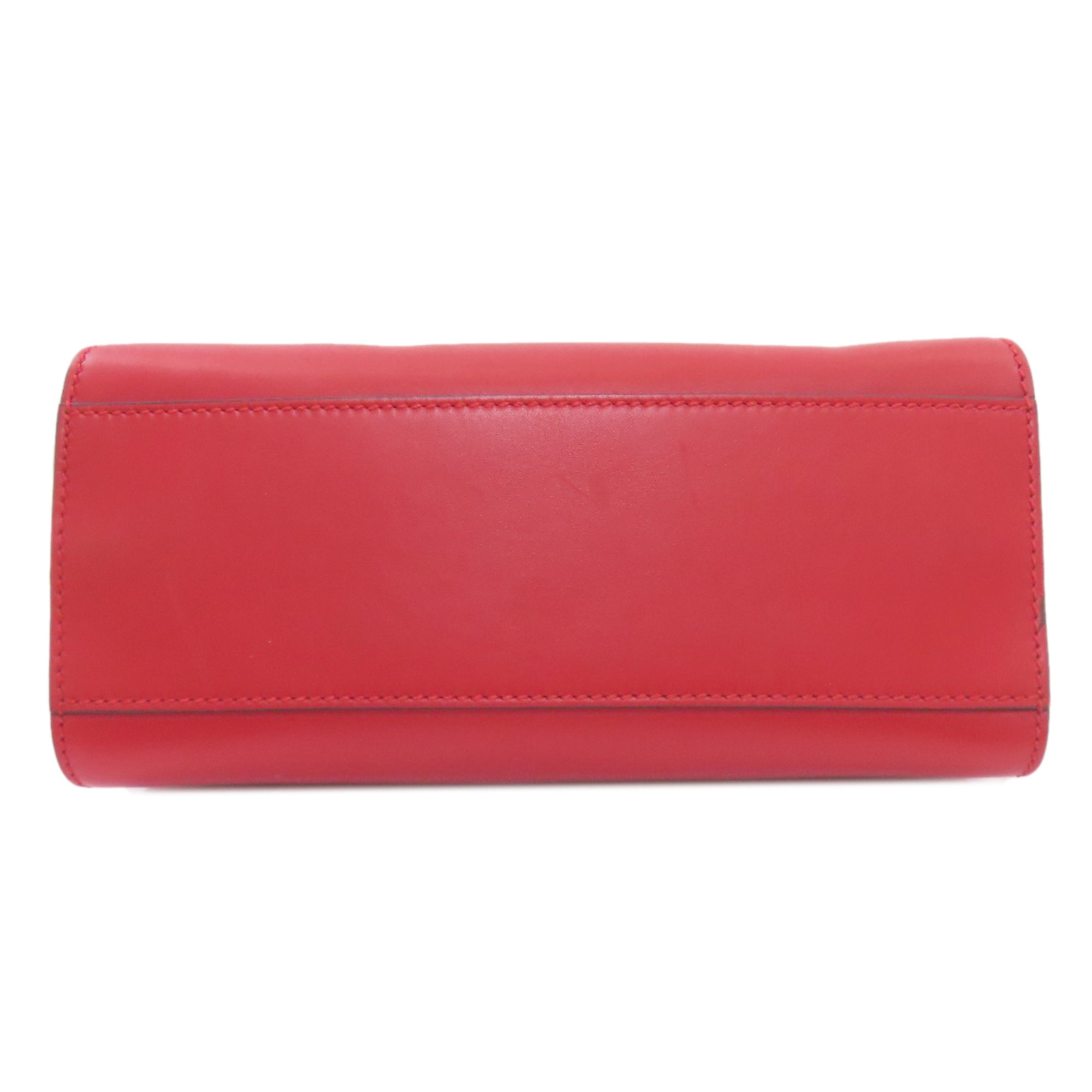 Gucci Red Color Leather Handbag (Pre-Owned)