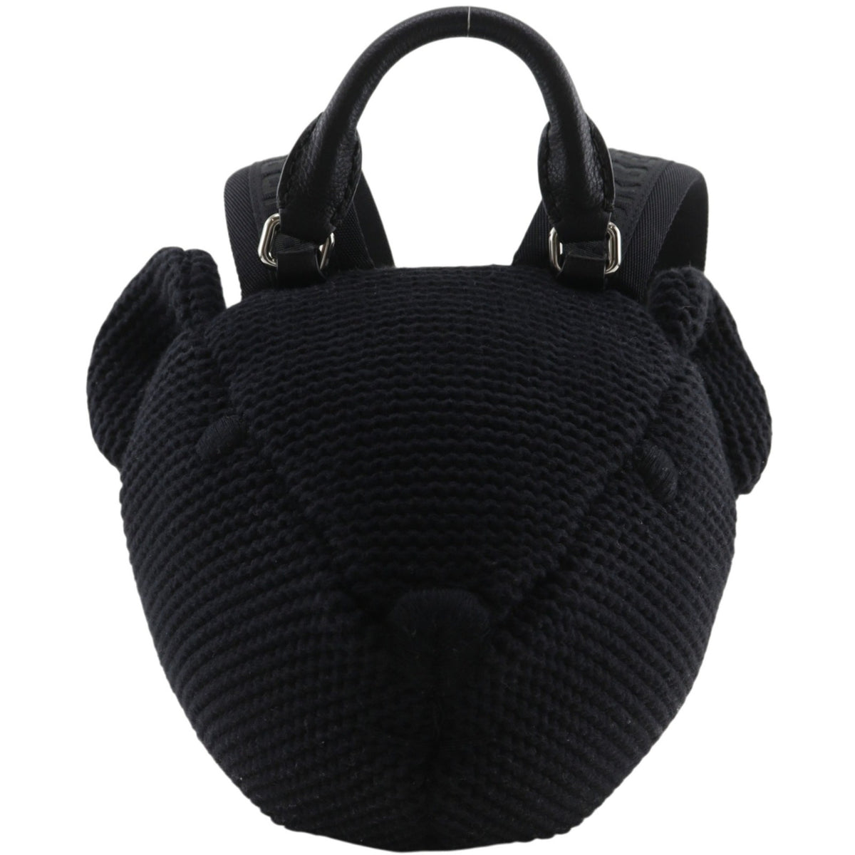 Burberry Black Cotton Backpack (Pre-Owned)