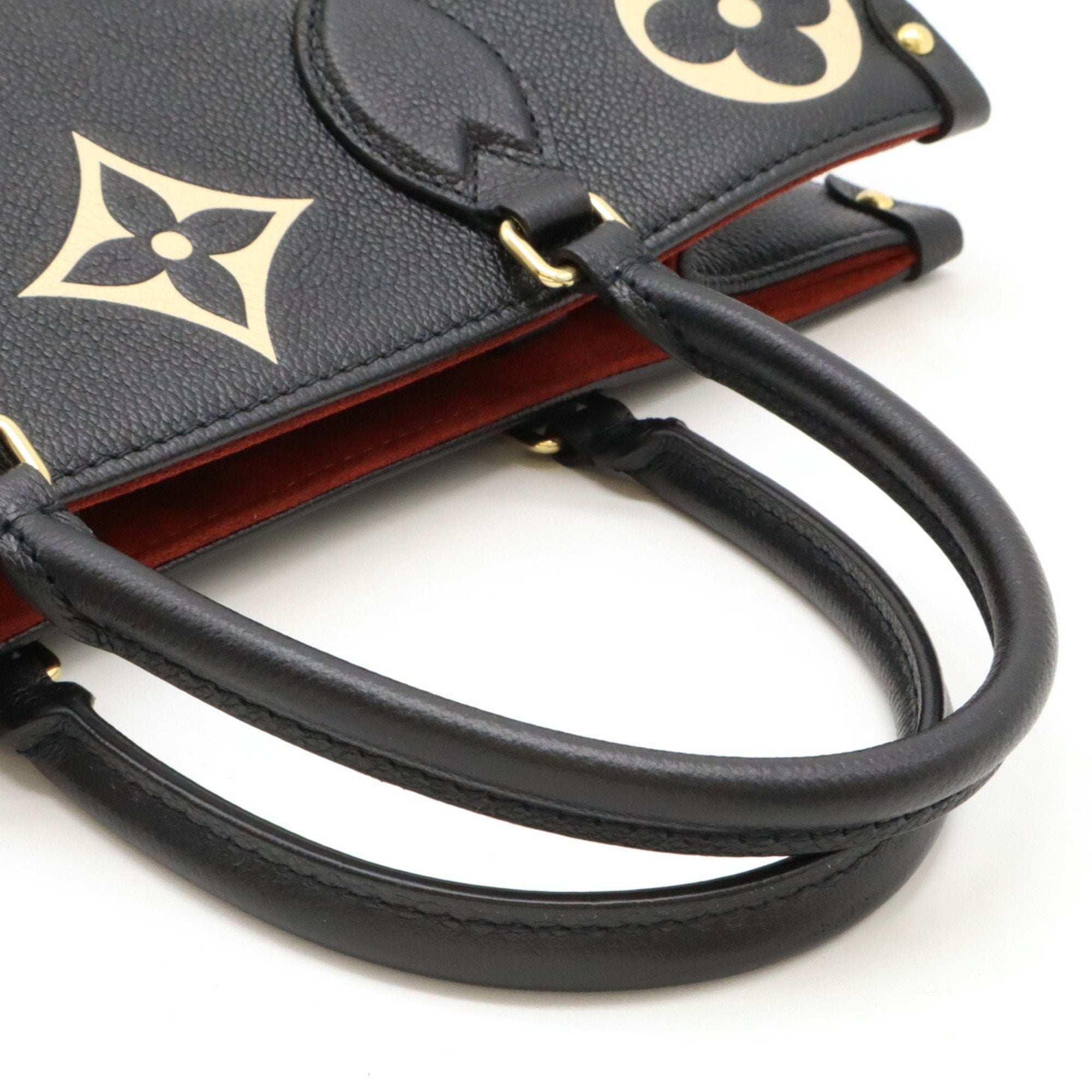 Louis Vuitton Monogram Empreinte Beige Black Monogram Empreinte Handbag Tote Bag (Pre-Owned)