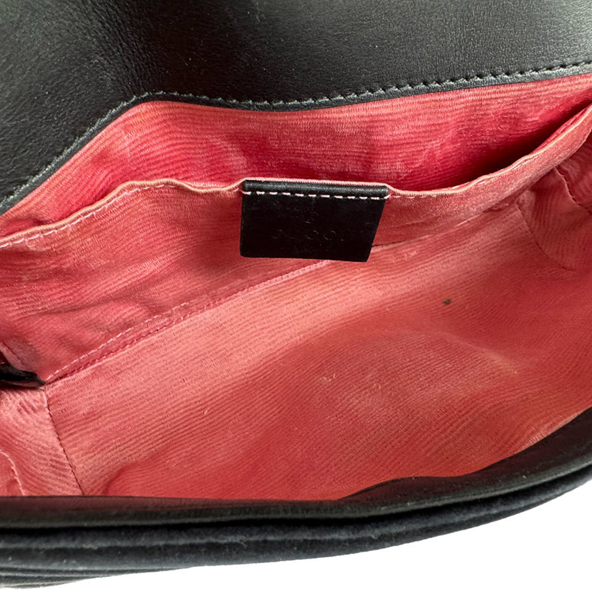 Gucci Black Velvet Shoulder Bag (Pre-Owned)