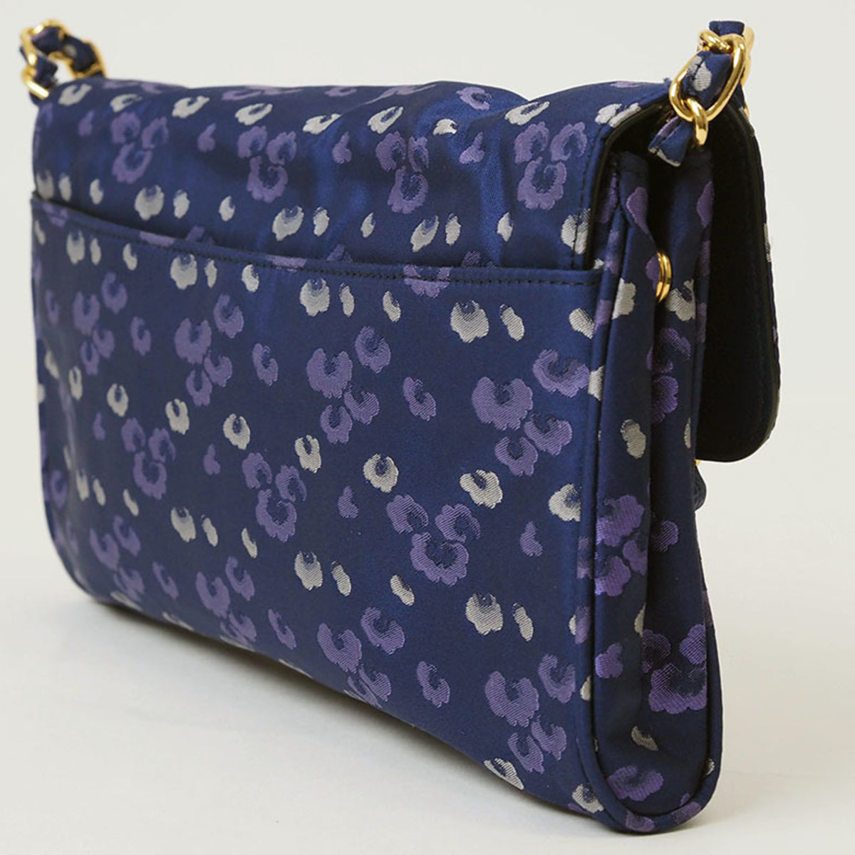 Prada Navy Nylon Shoulder Bag (Pre-Owned)