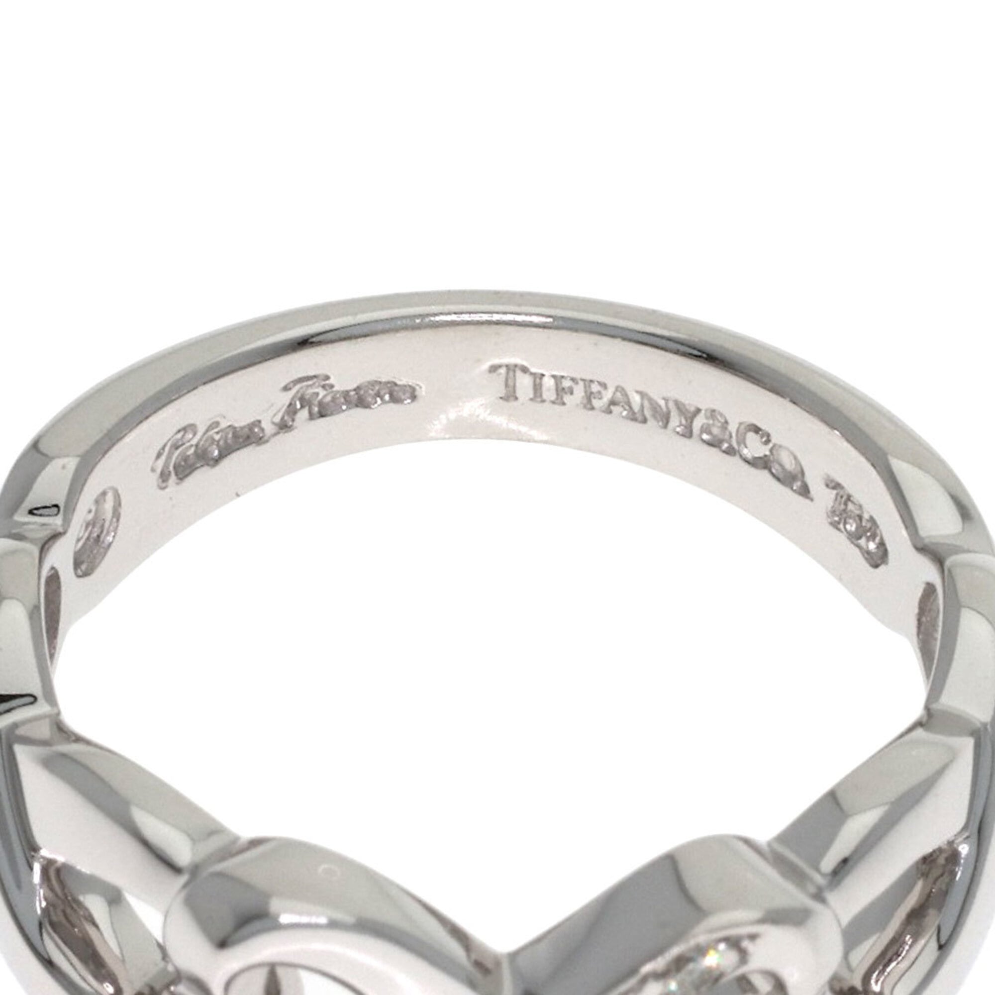 Tiffany White Gold (18K) Band Ring (Pre-Owned)