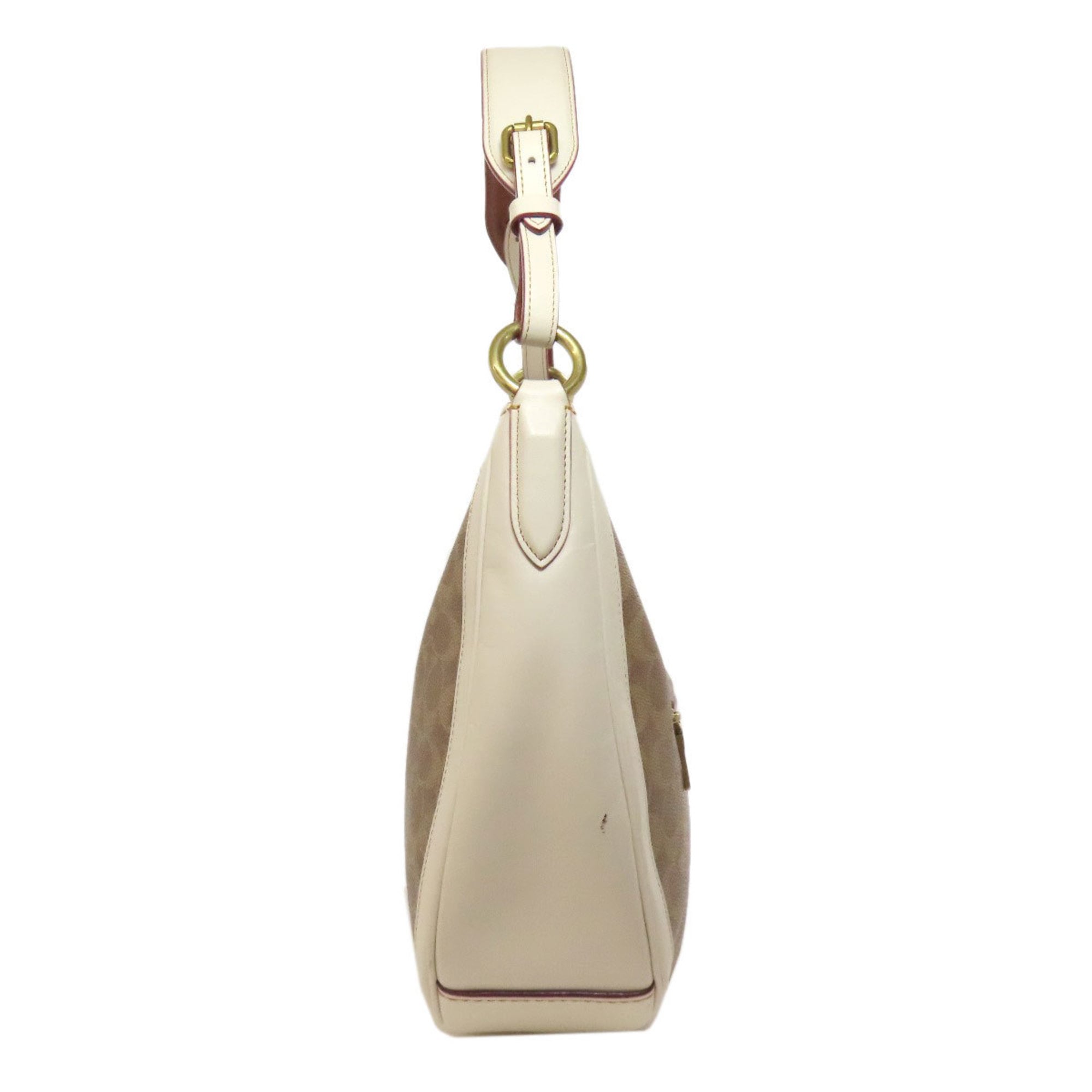 Coach Brown Pvc Leather Shoulder Bag (Pre-Owned)