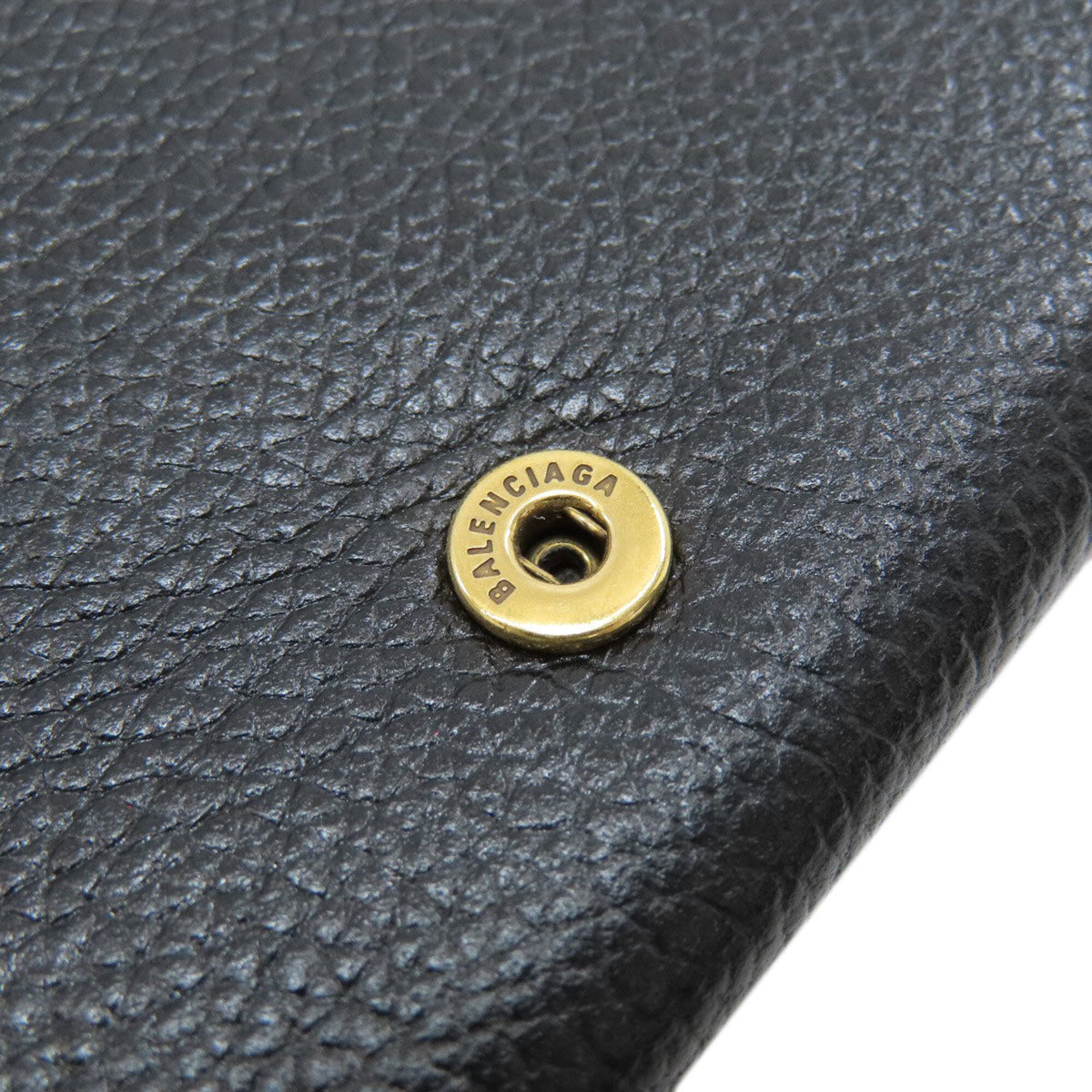 Balenciaga Black Leather Long Wallet (Bi-Fold) (Pre-Owned)