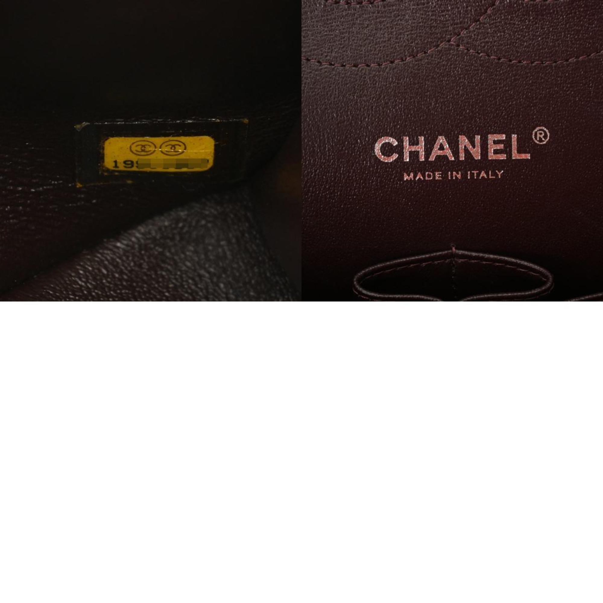 Chanel Purple Caviar Leather Shoulder Bag (Pre-Owned)