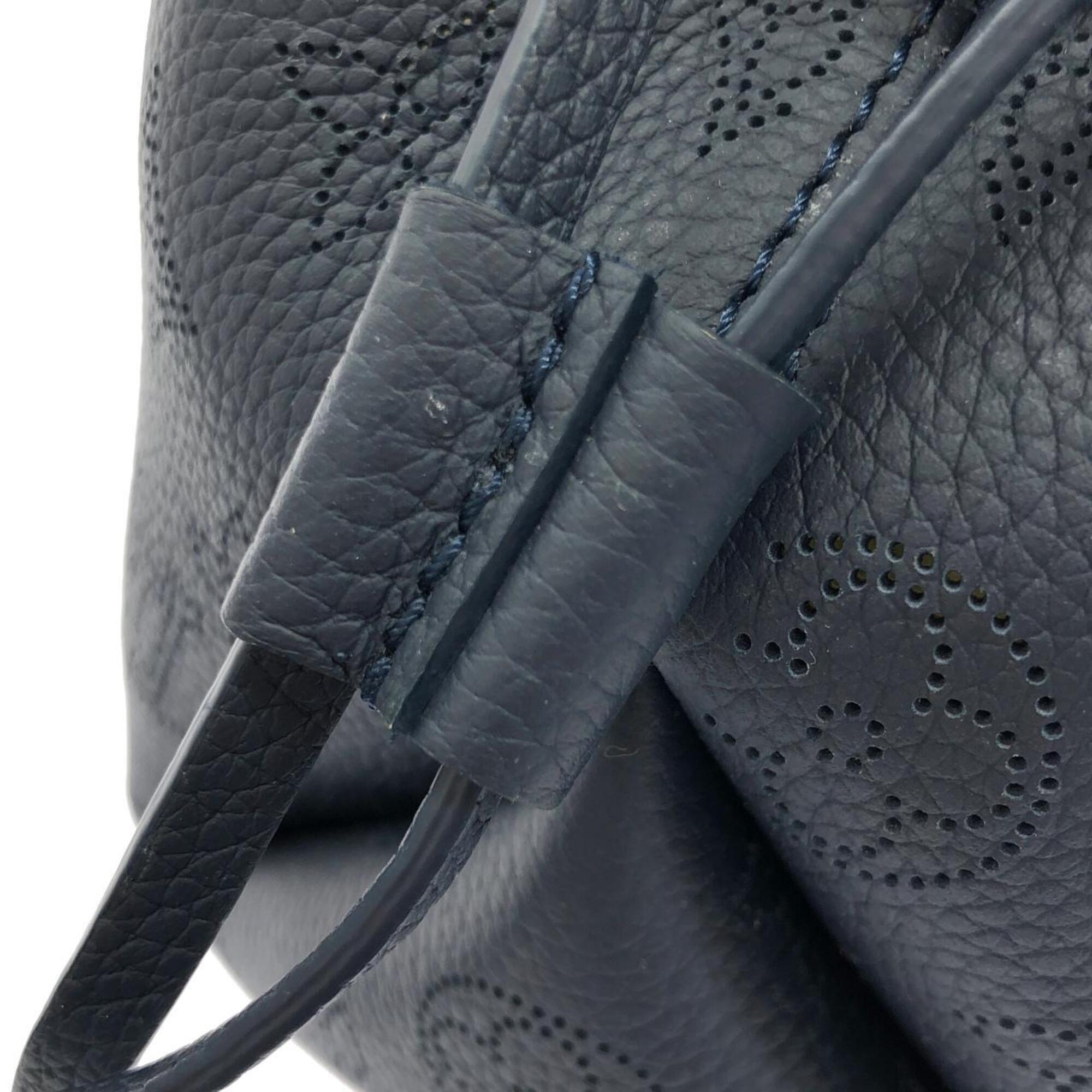 Louis Vuitton Mahina Marine Mahina Leather Shoulder Bag (Pre-Owned)