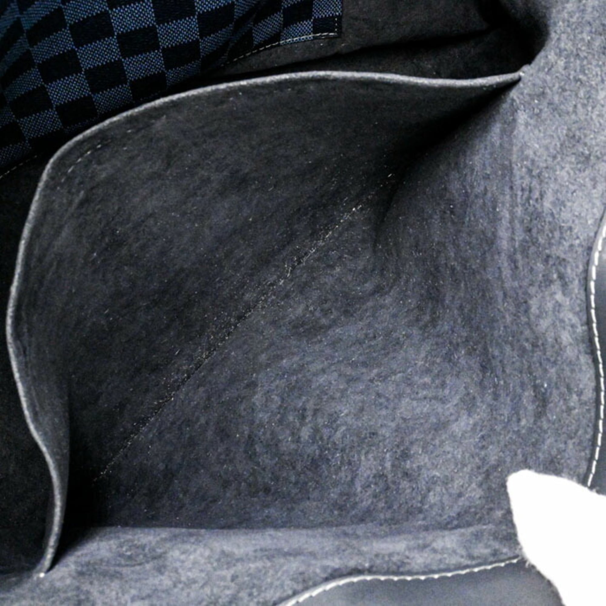 Louis Vuitton Damier Cobalt Black Blue Damier Graphite Tote Bag (Pre-Owned)