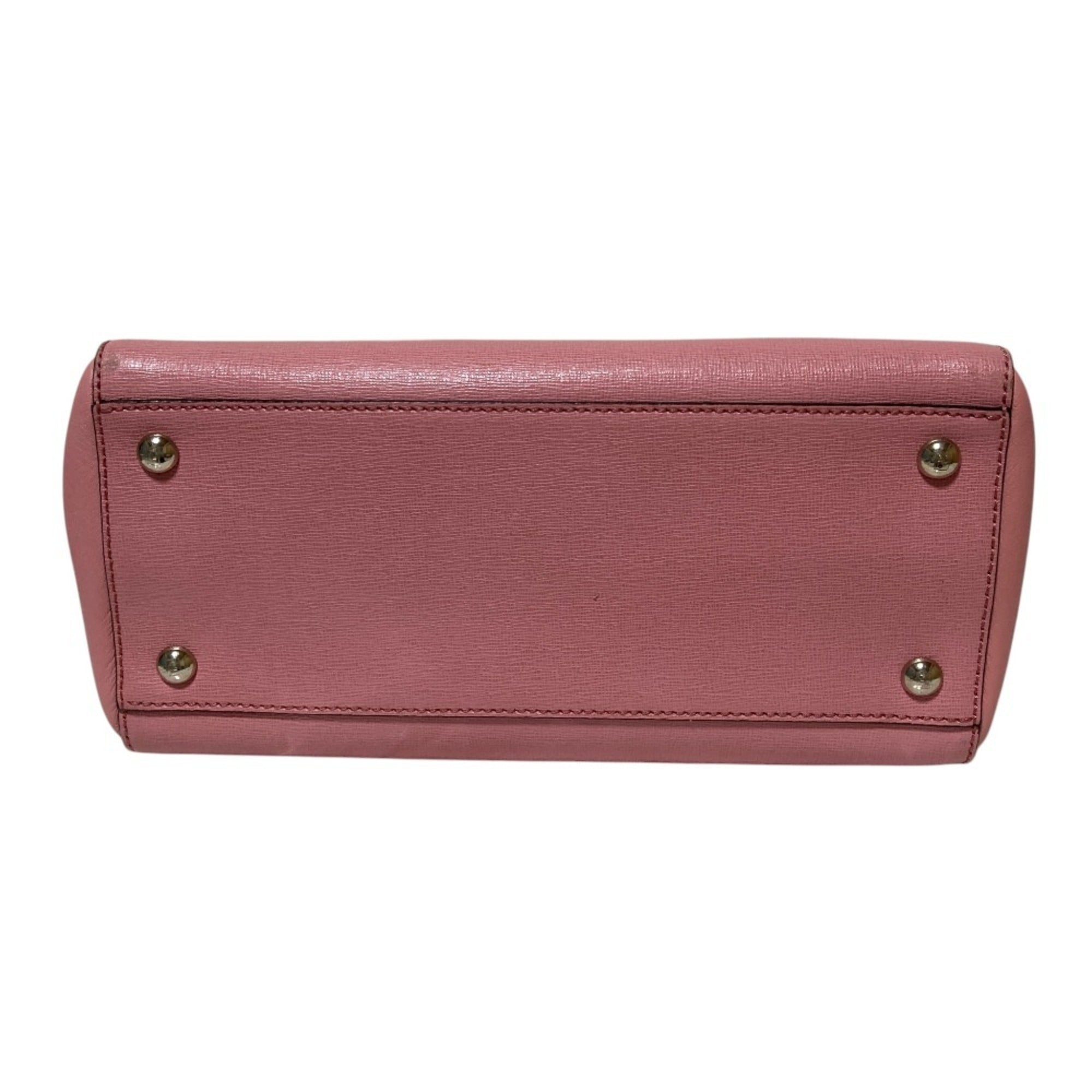 Fendi Pink Leather Handbag (Pre-Owned)