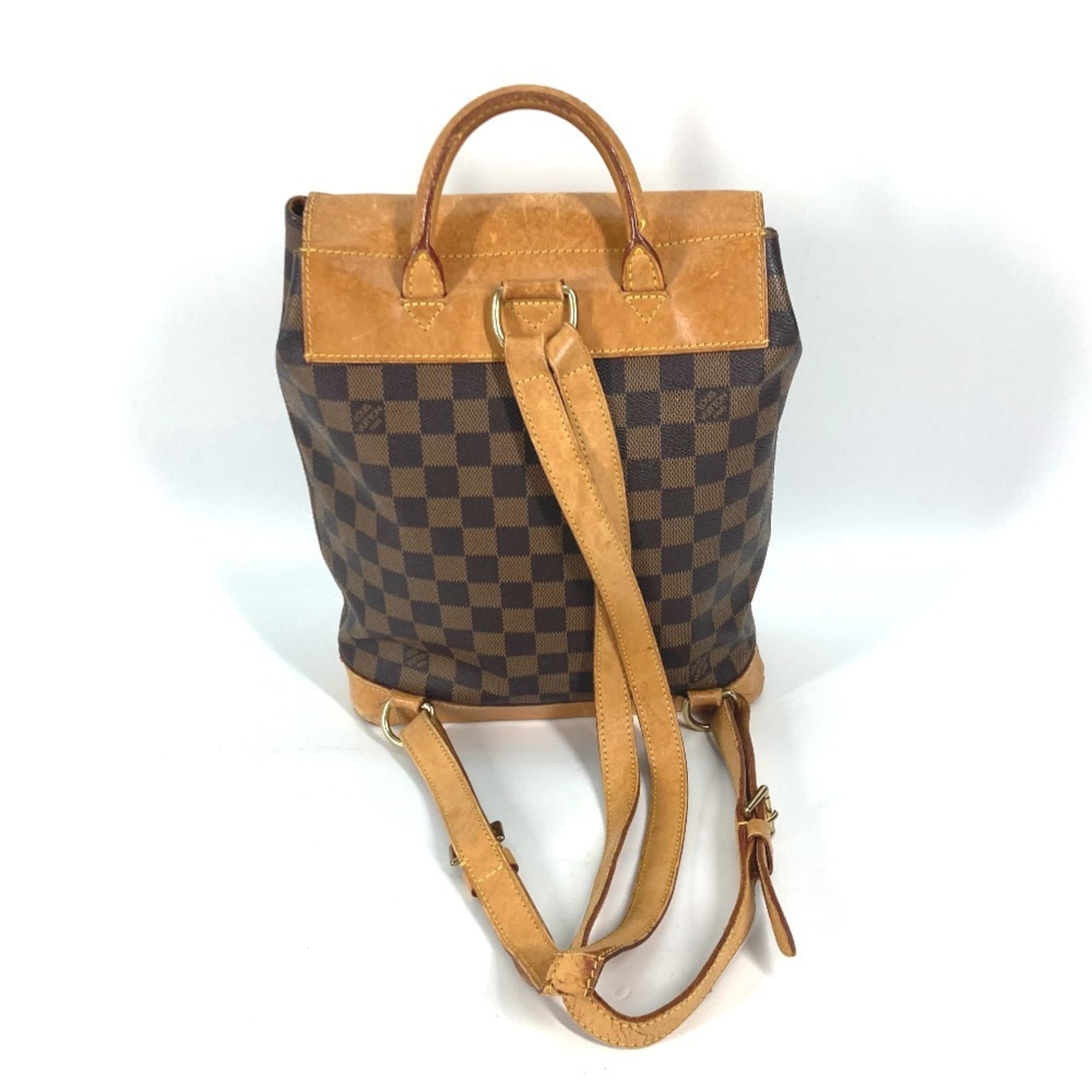 Louis Vuitton Brown Ebene Damier Canvas Backpack (Pre-Owned)