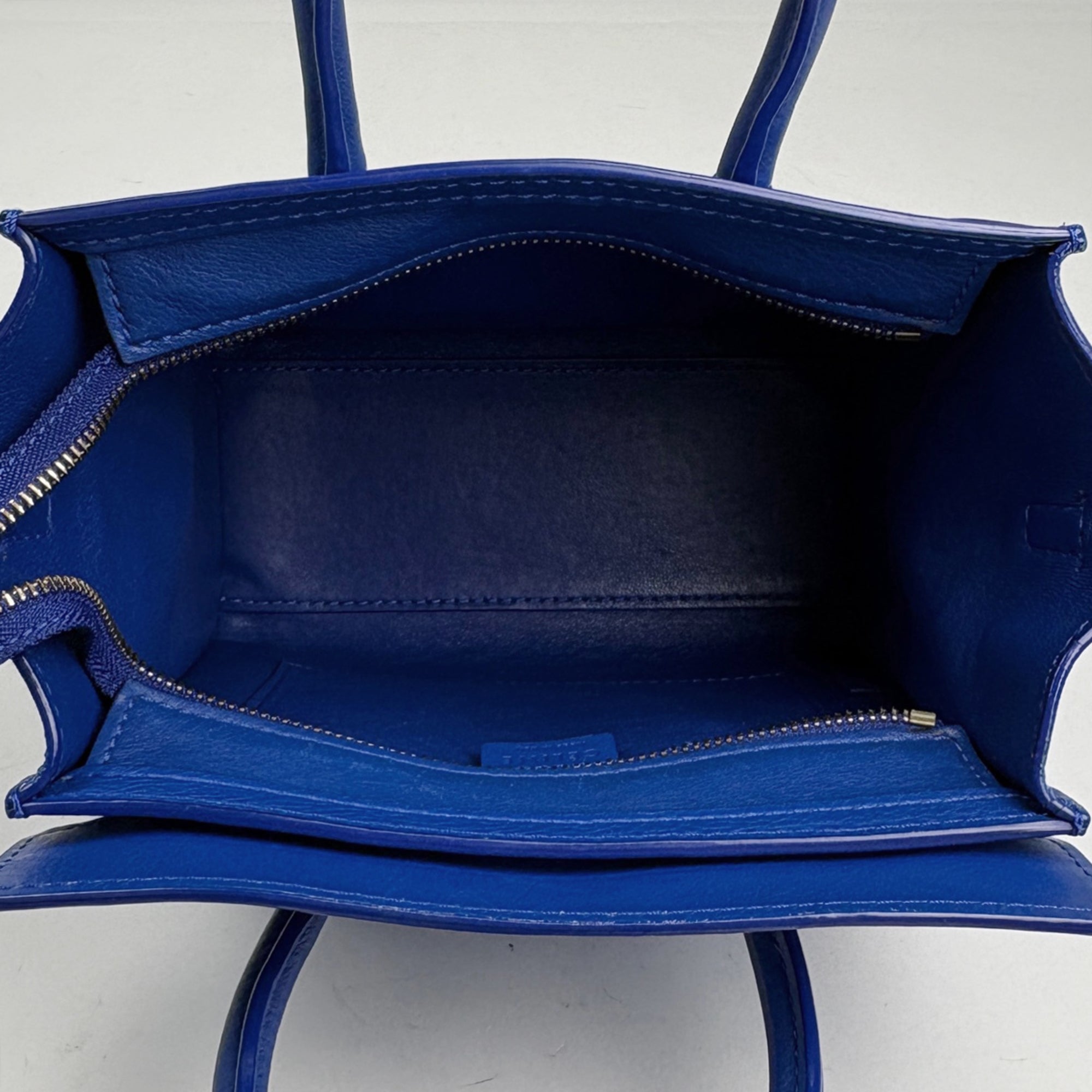 Celine Blue Leather Handbag (Pre-Owned)
