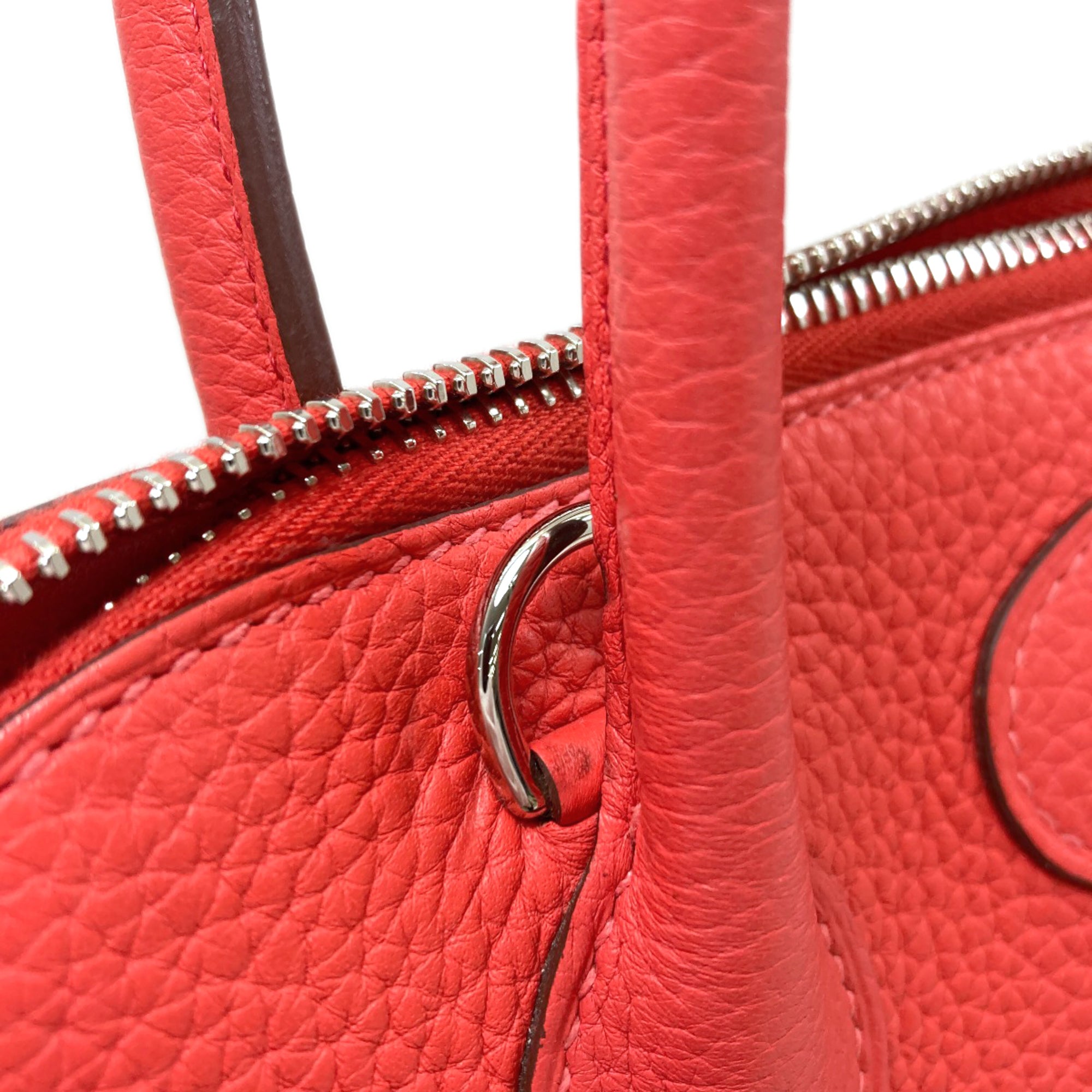 Hermes Red Color Handbag (Pre-Owned)