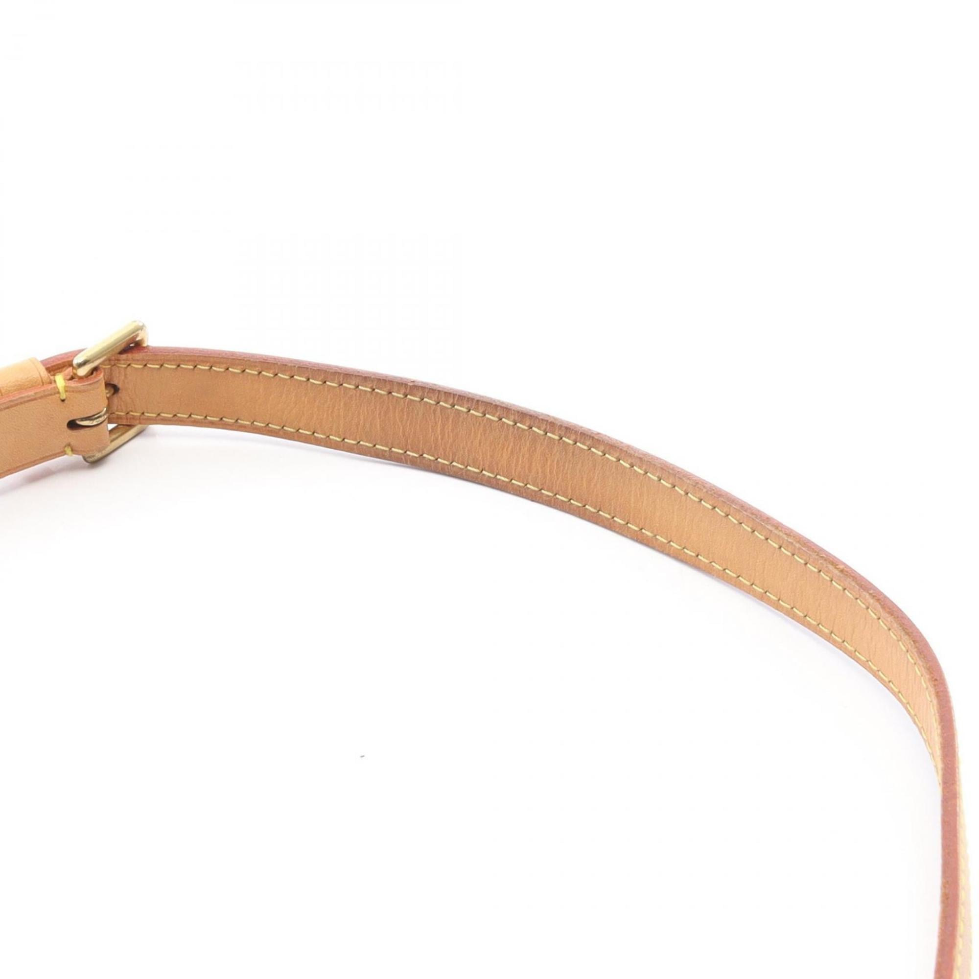 Louis Vuitton Brown Monogram Coated Canvas Leather Handbag Shoulder Bag (Pre-Owned)