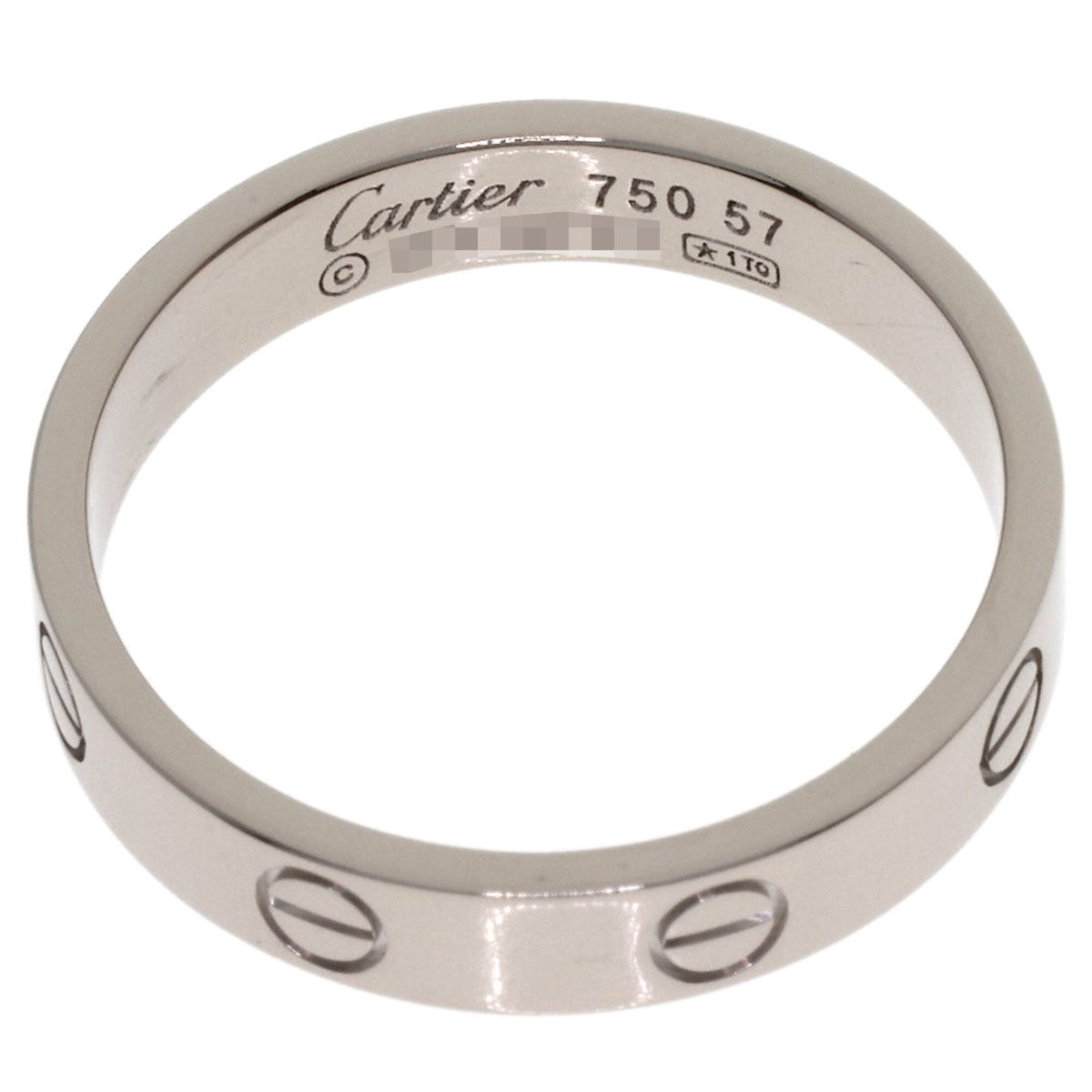 Cartier White Gold (18K) Band Ring (Pre-Owned)