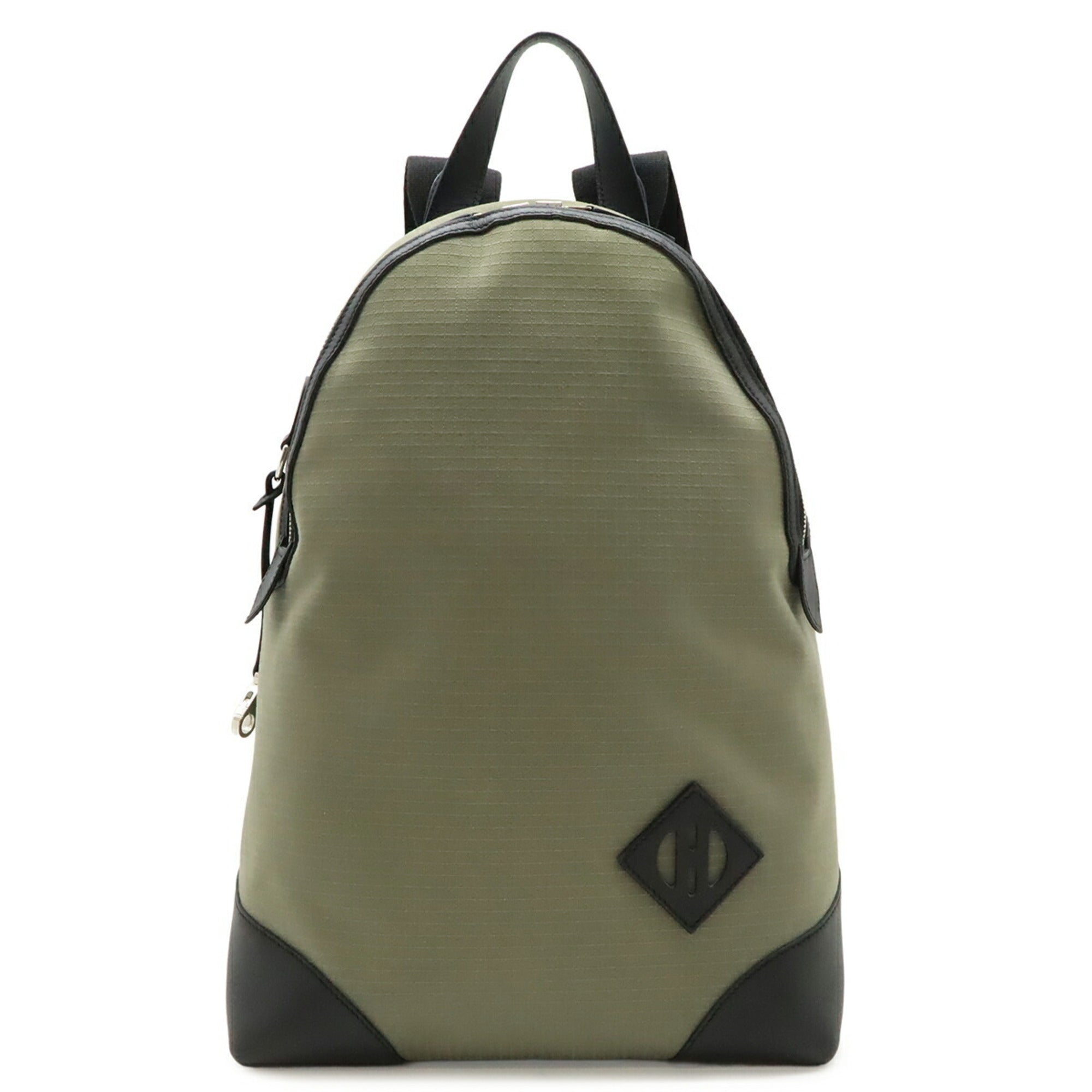Hermes Black Khaki Swift Leather Backpack (Pre-Owned)