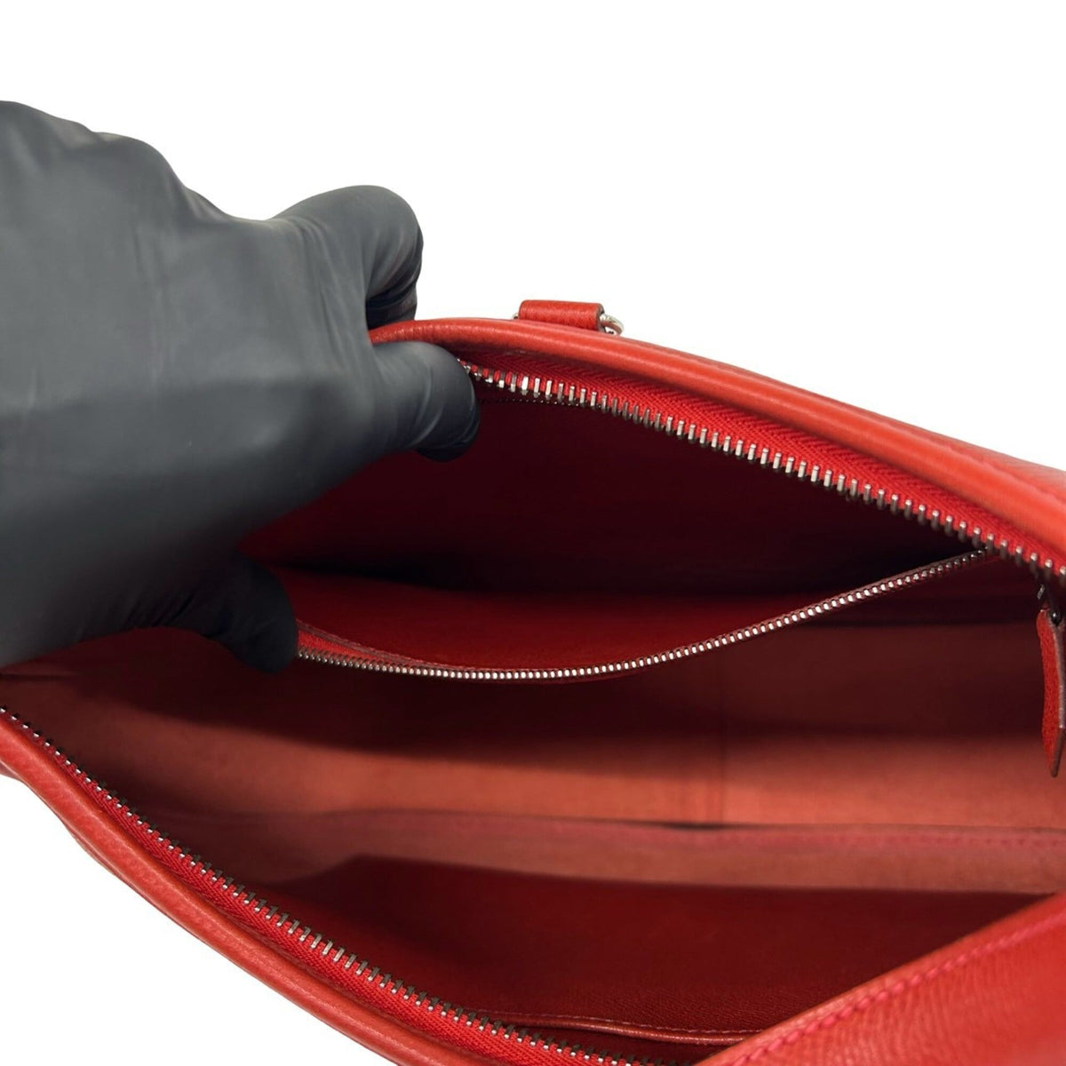 Hermes Red Color Epsom Leather Shoulder Bag (Pre-Owned)