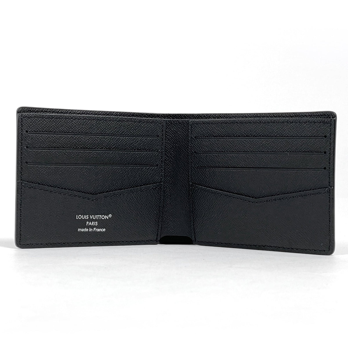 Louis Vuitton Black Noir Monogram Eclipse Wallet (Bi-Fold) (Pre-Owned)