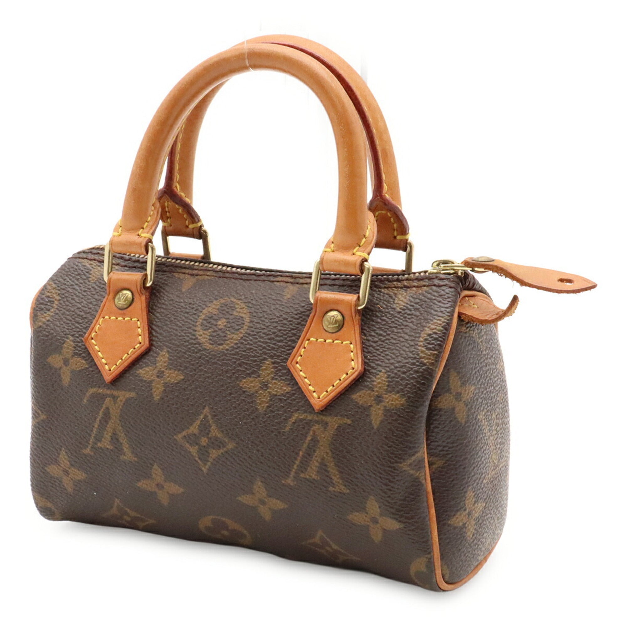 Louis Vuitton Brown Monogram Mini Handbag Pouch (Pre-Owned)