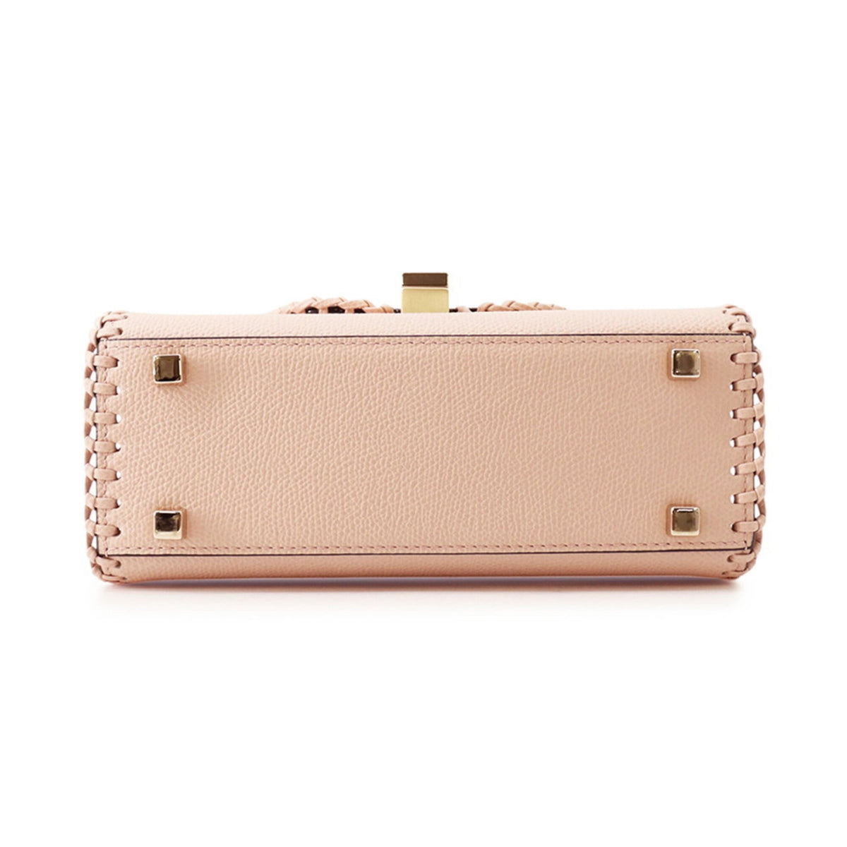 Valextra Pink Leather Handbag (Pre-Owned)