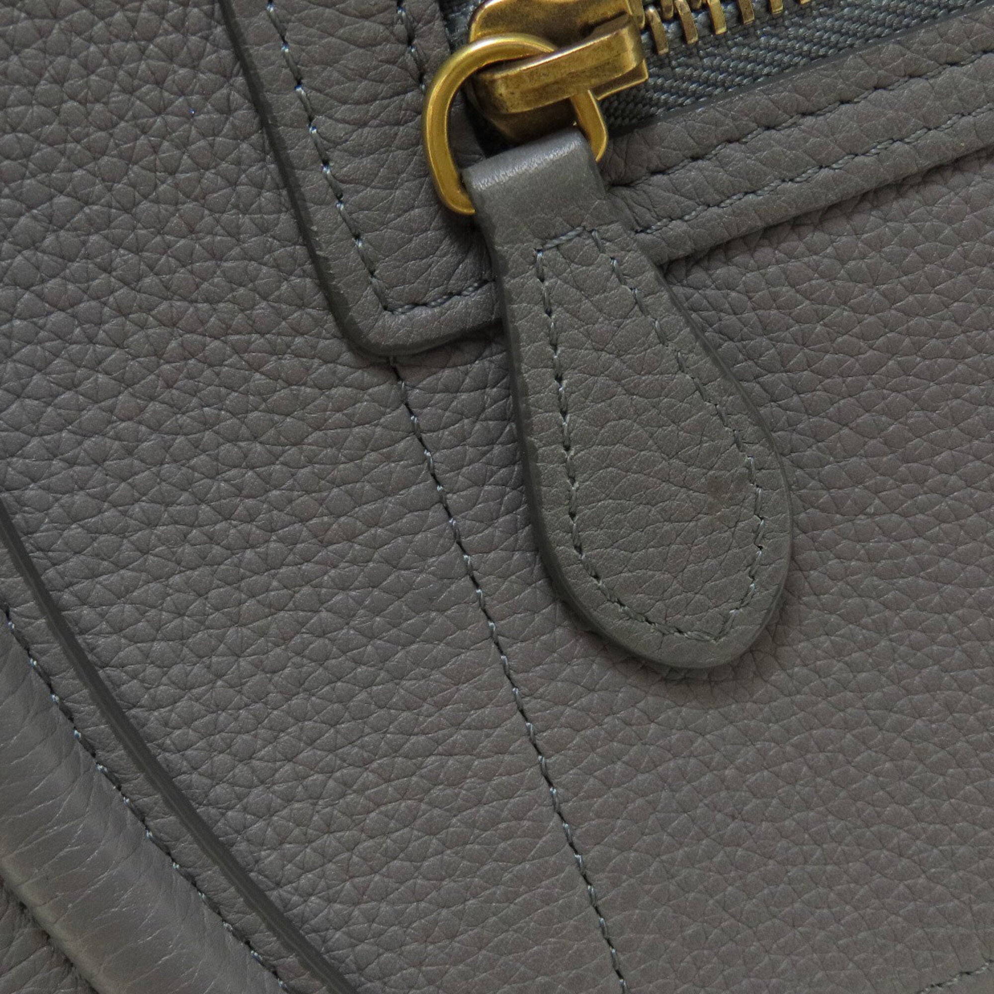 Celine Gray Leather Handbag (Pre-Owned)