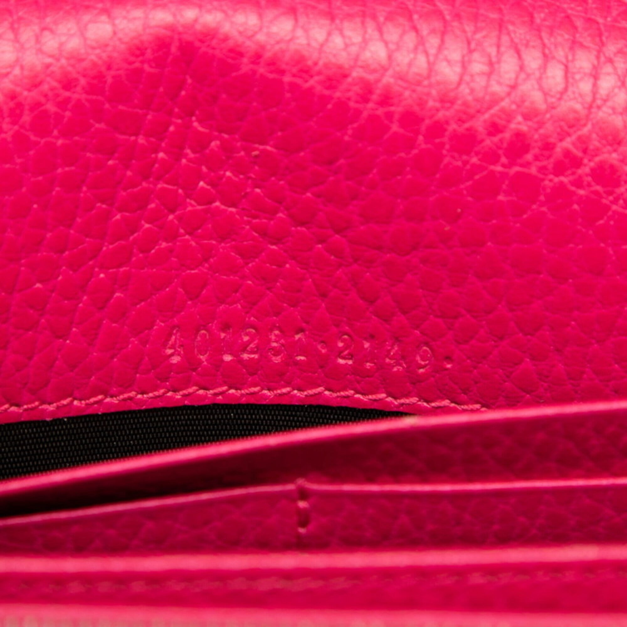Gucci Pink Pvc Leather Shoulder Bag (Pre-Owned)
