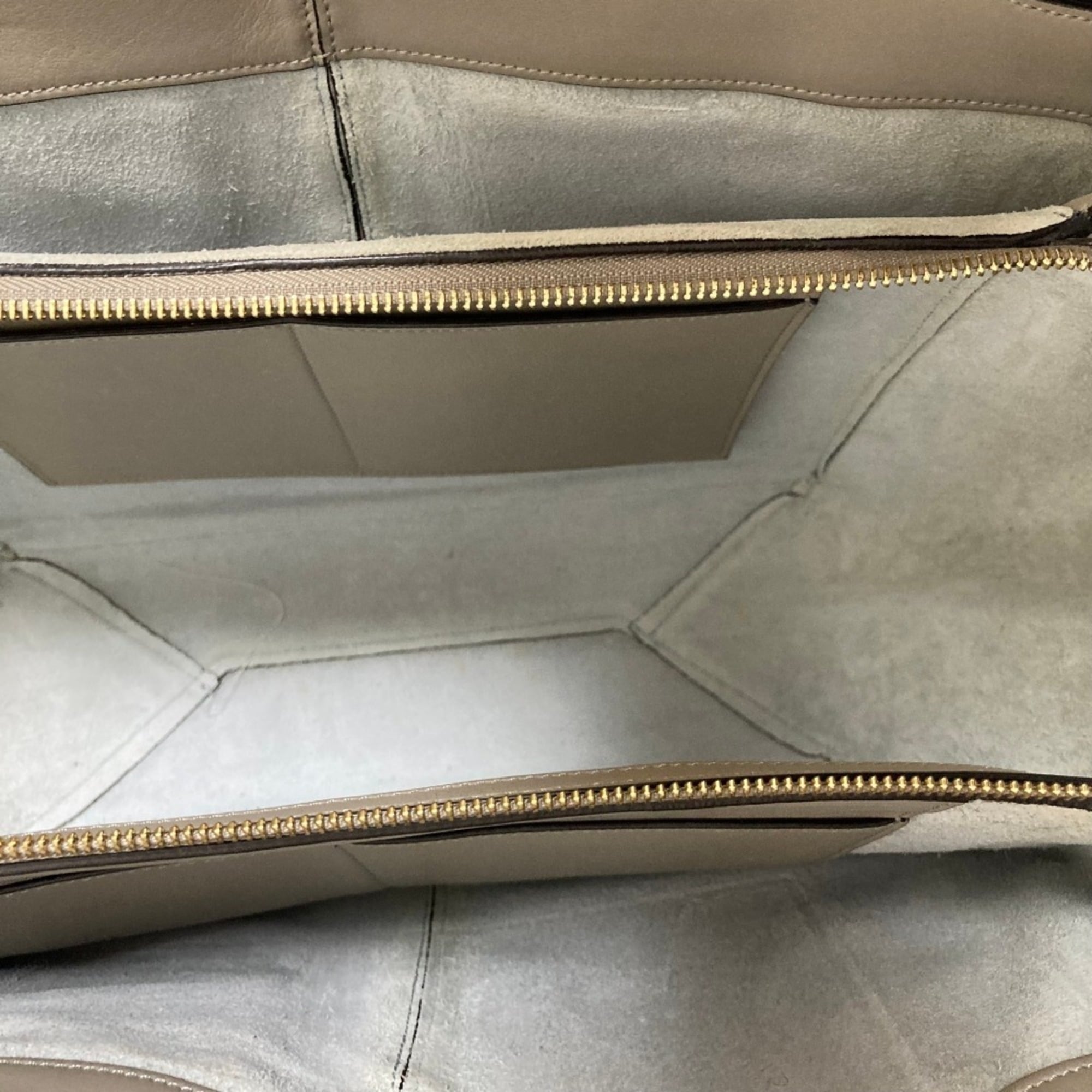 Celine Gray Leather Tote Bag (Pre-Owned)