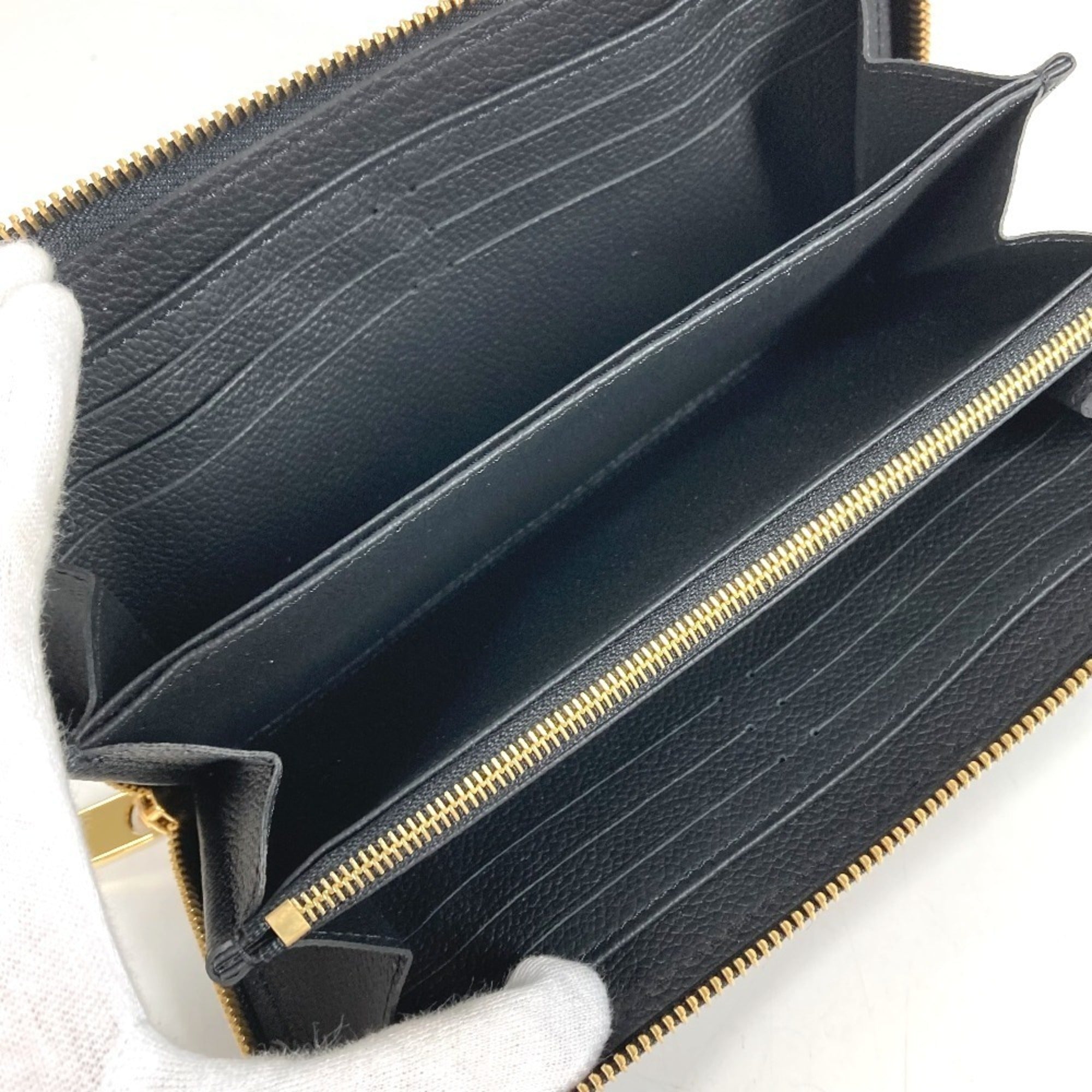 Louis Vuitton Black Multi-Color Monogram Empreinte Long Wallet (Bi-Fold) (Pre-Owned)