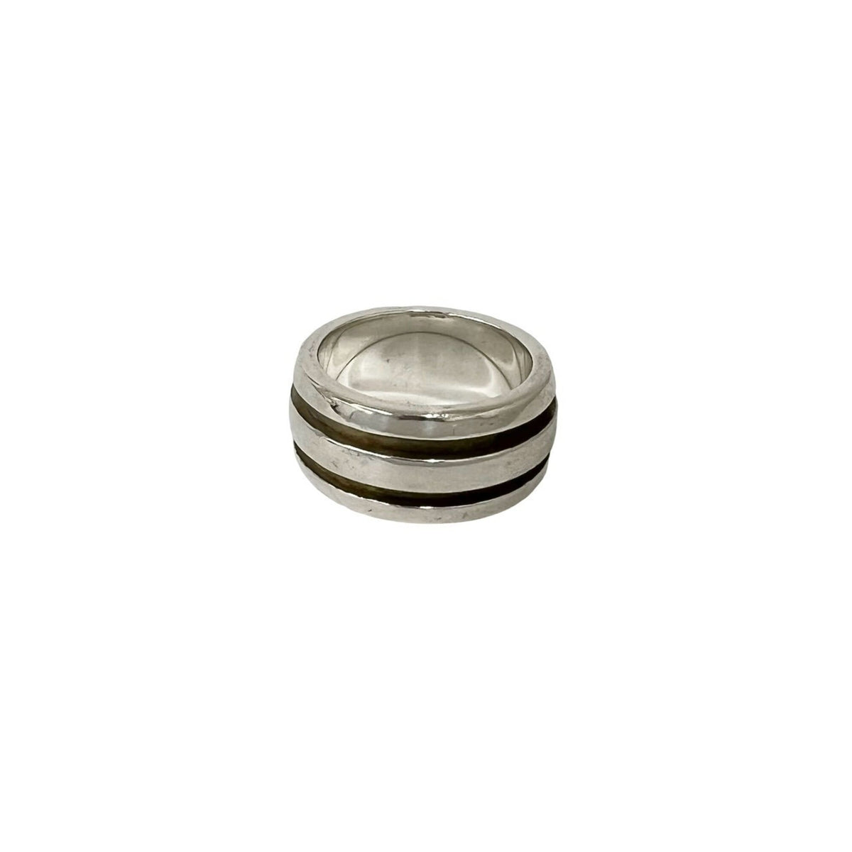 Tiffany Silver Silver 925 Band Ring (Pre-Owned)