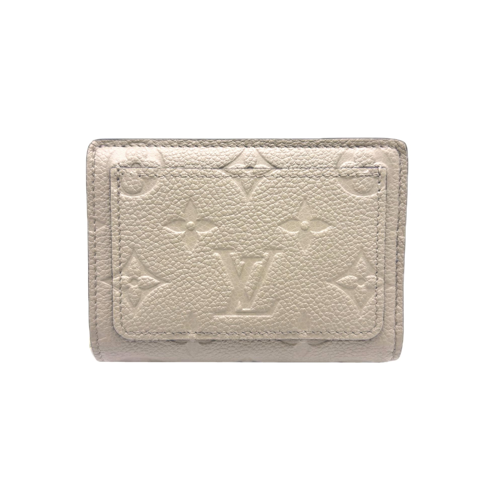 Louis Vuitton Empreinte Beige Leather Wallet (Bi-Fold) (Pre-Owned)