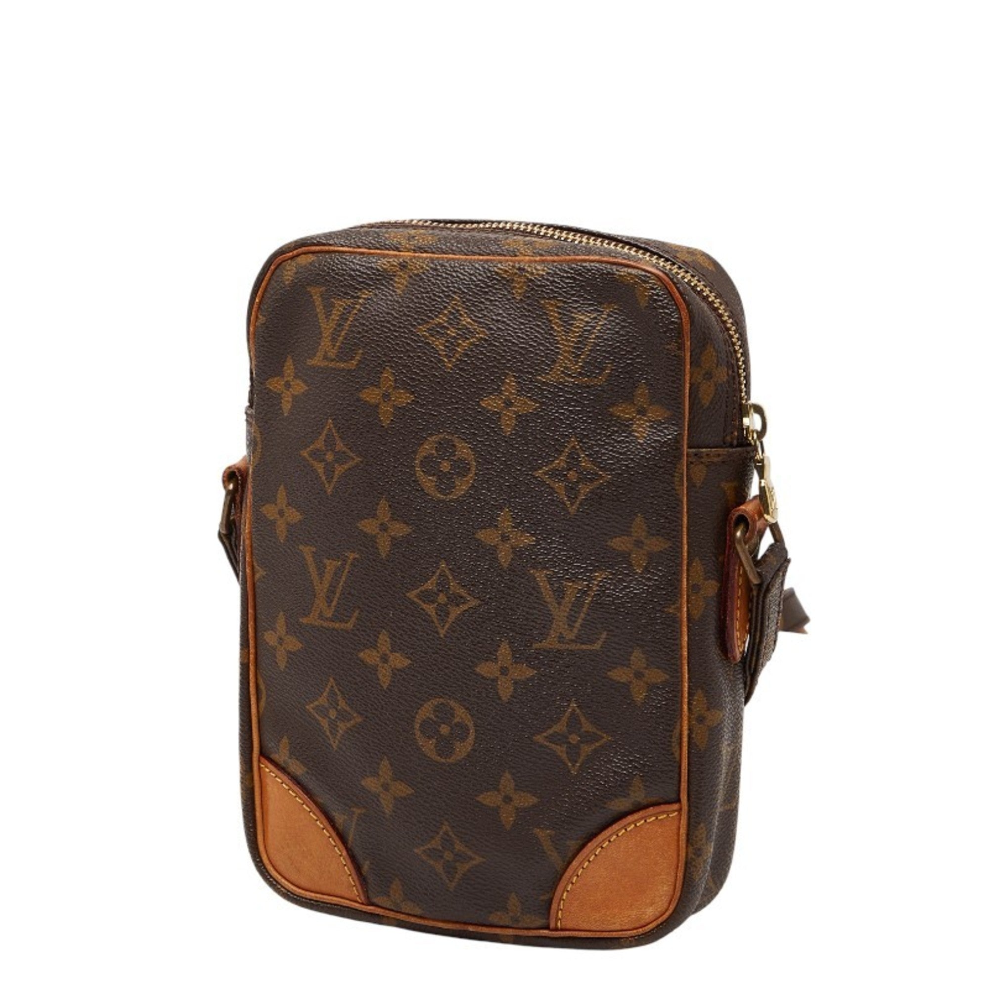 Louis Vuitton Brown Pvc Leather Shoulder Bag (Pre-Owned)