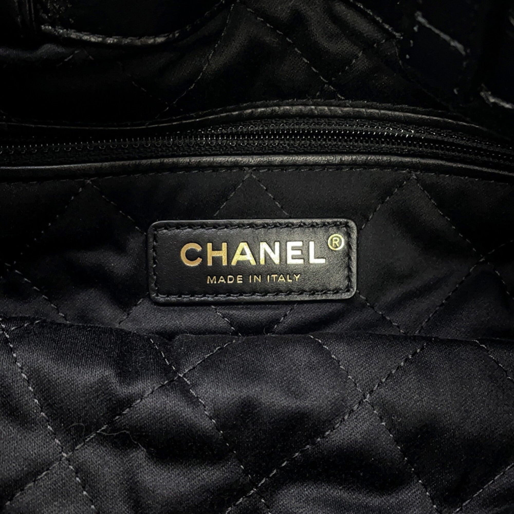 Chanel Black Leather Backpack (Pre-Owned)