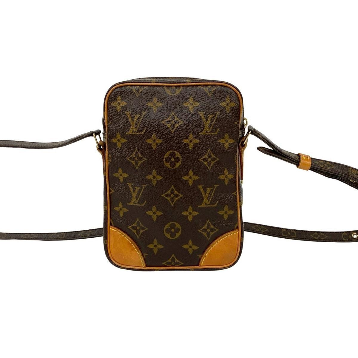 Louis Vuitton Brown Leather Pvc Pochette Shoulder Bag (Pre-Owned)