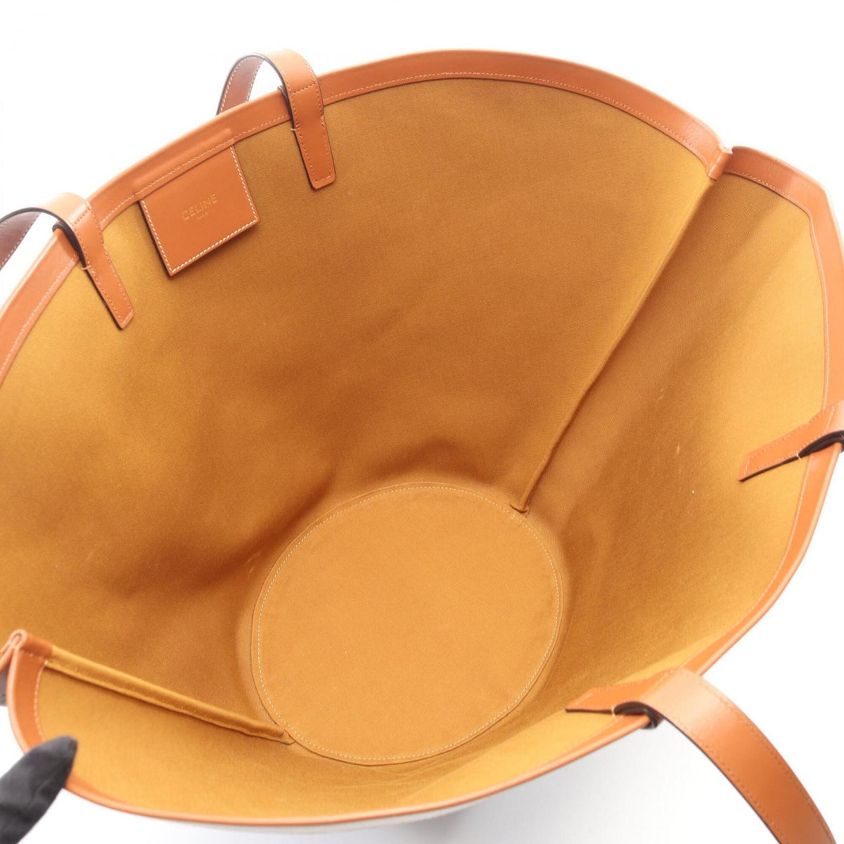 Celine Brown Green Multi-Color Coated Canvas Leather Handbag Shoulder Bag (Pre-Owned)